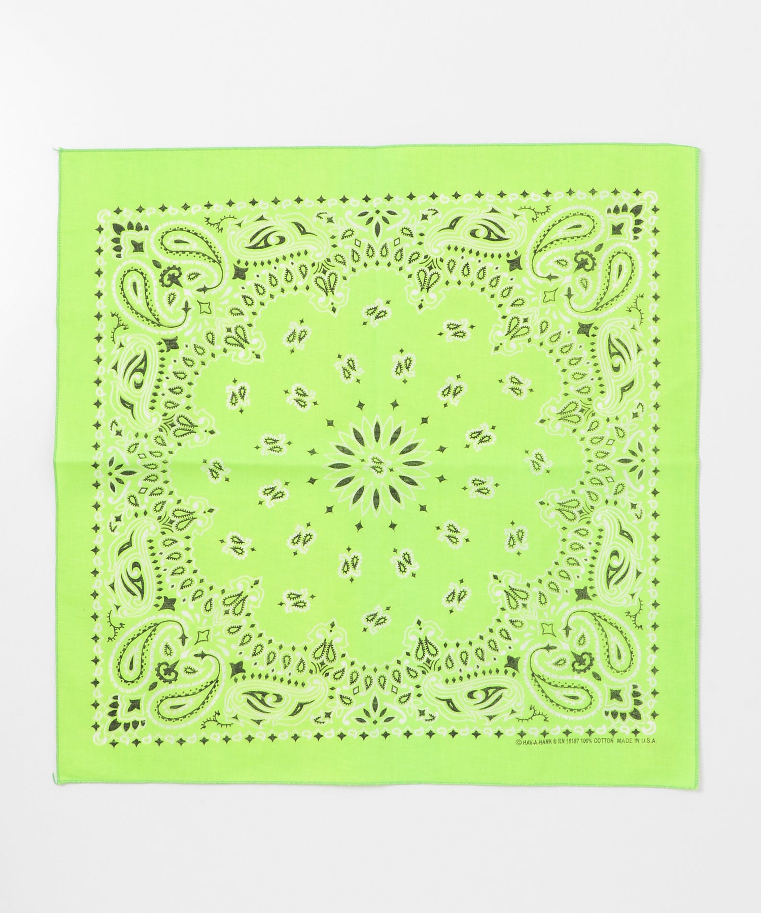 THE BANDANA CO　NEON PAISLEY BANDANA