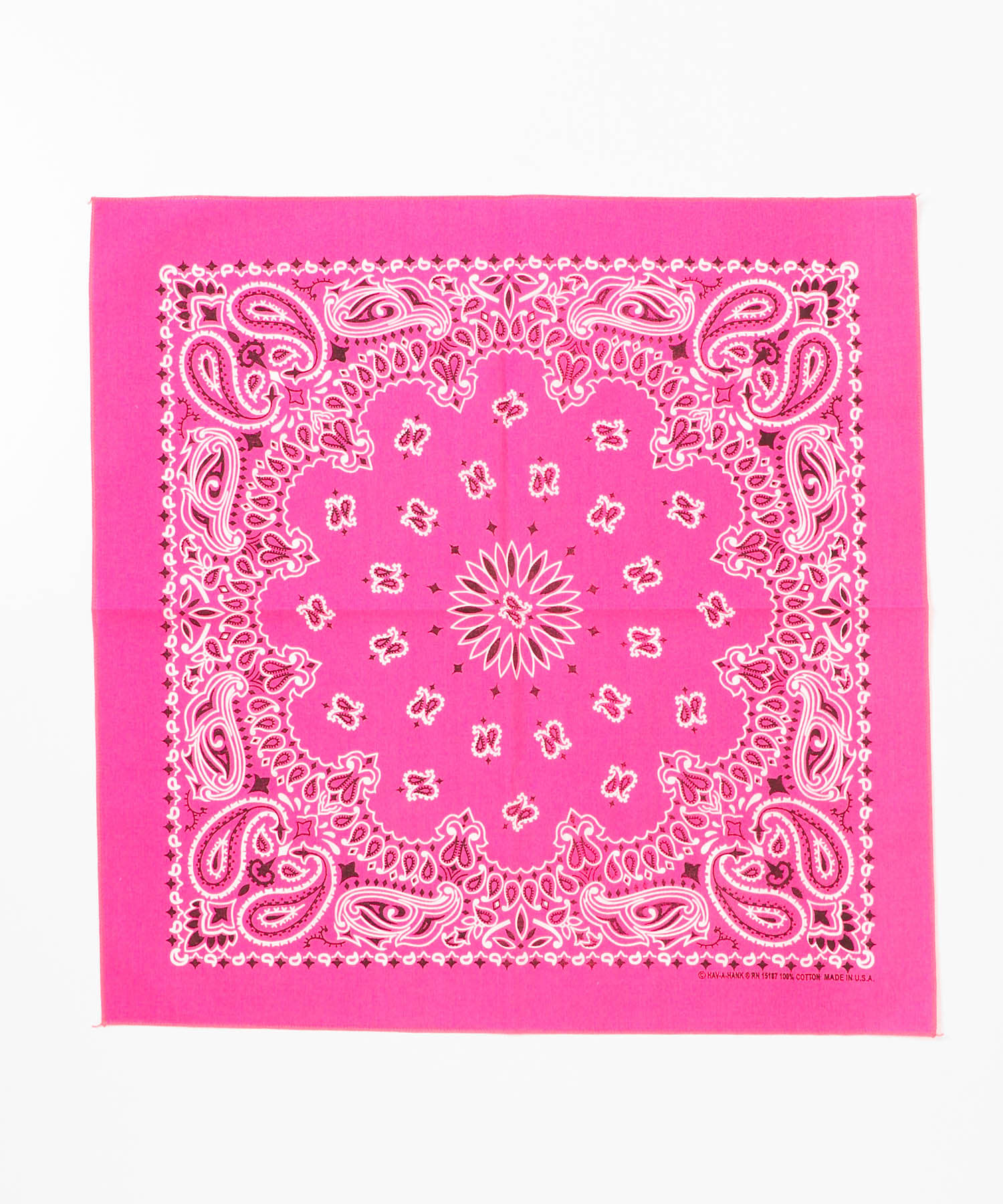 THE BANDANA CO　NEON PAISLEY BANDANA