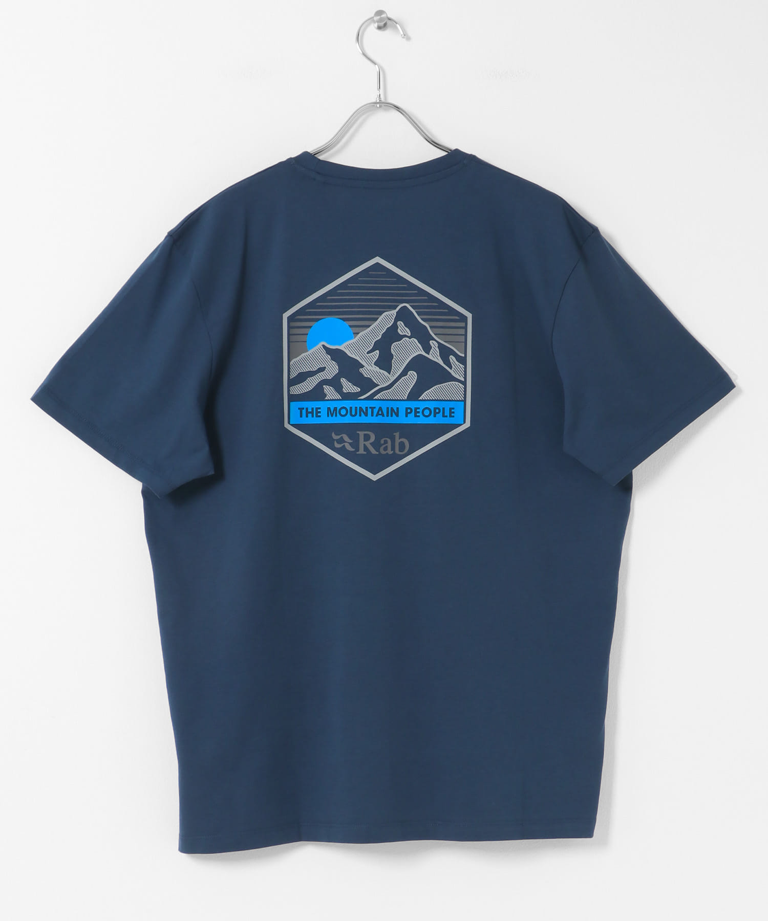 Rab　STANCE MOUNTAIN PEAK T-SHIRTS TMPT BLUE S