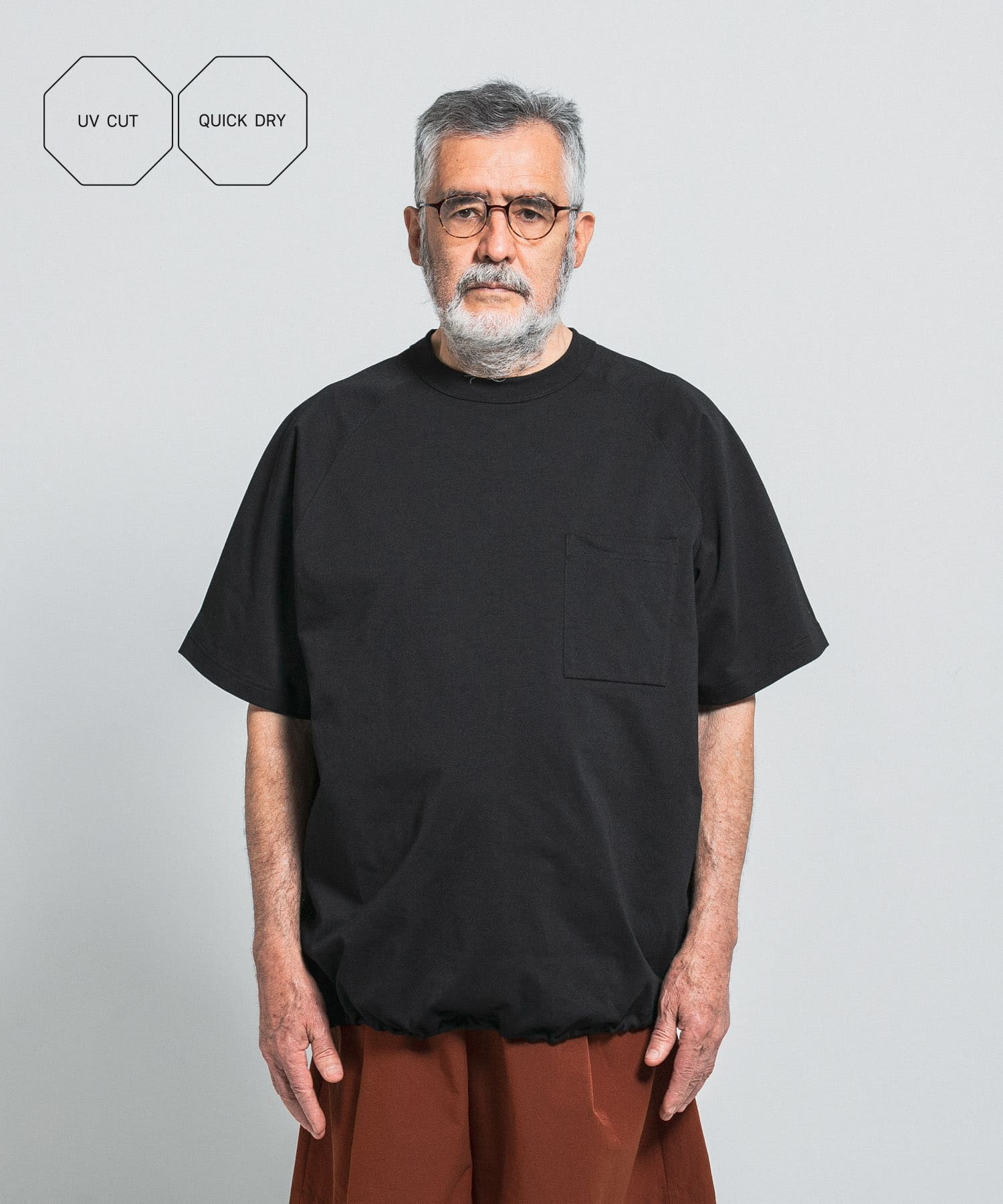 『吸水速乾/防シワ/UVカット』DRY OUT BALLOON FIT T-SHIRTS