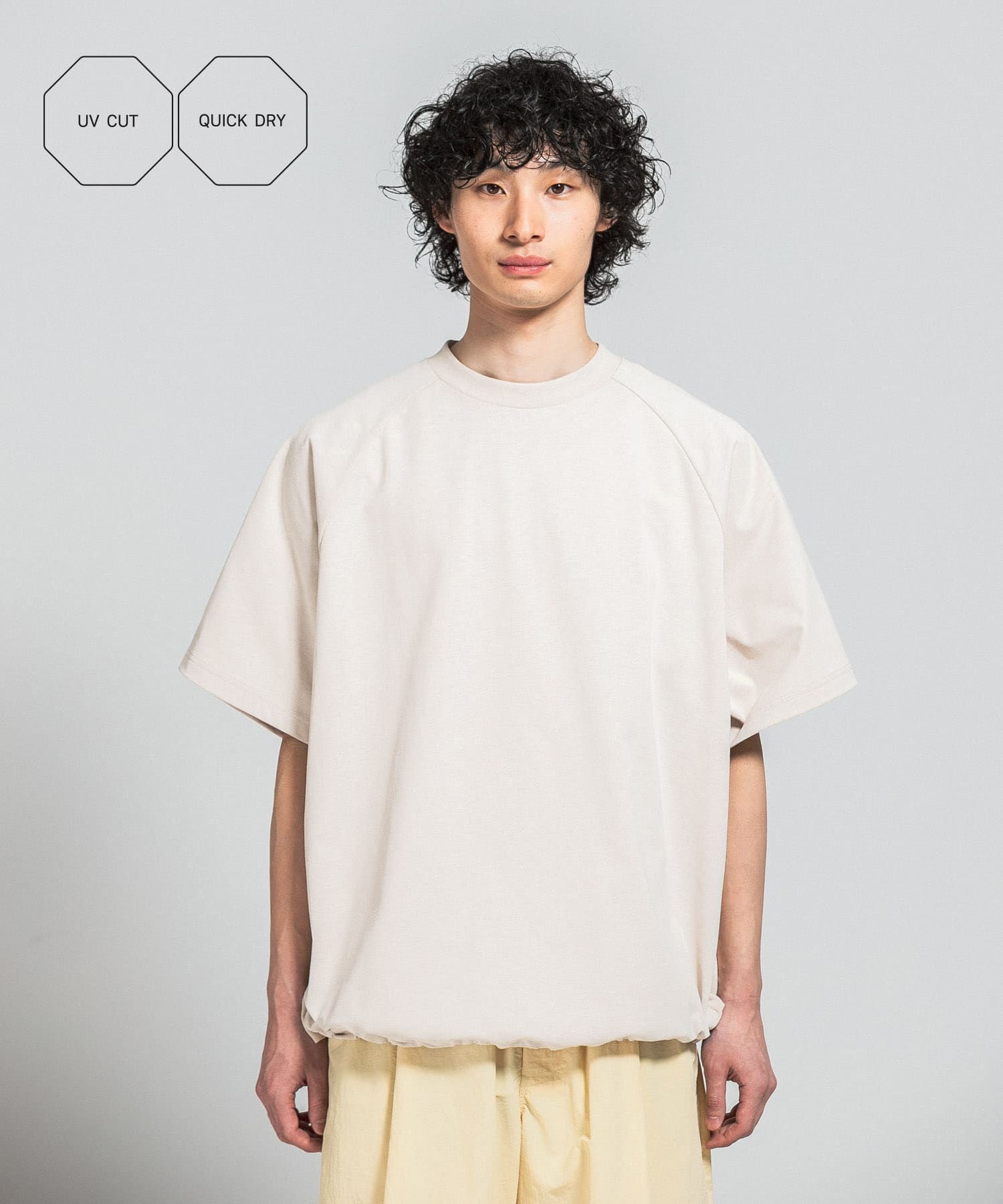 『吸水速乾/UVカット』DRY OUT Super Wide T-SHIRTS