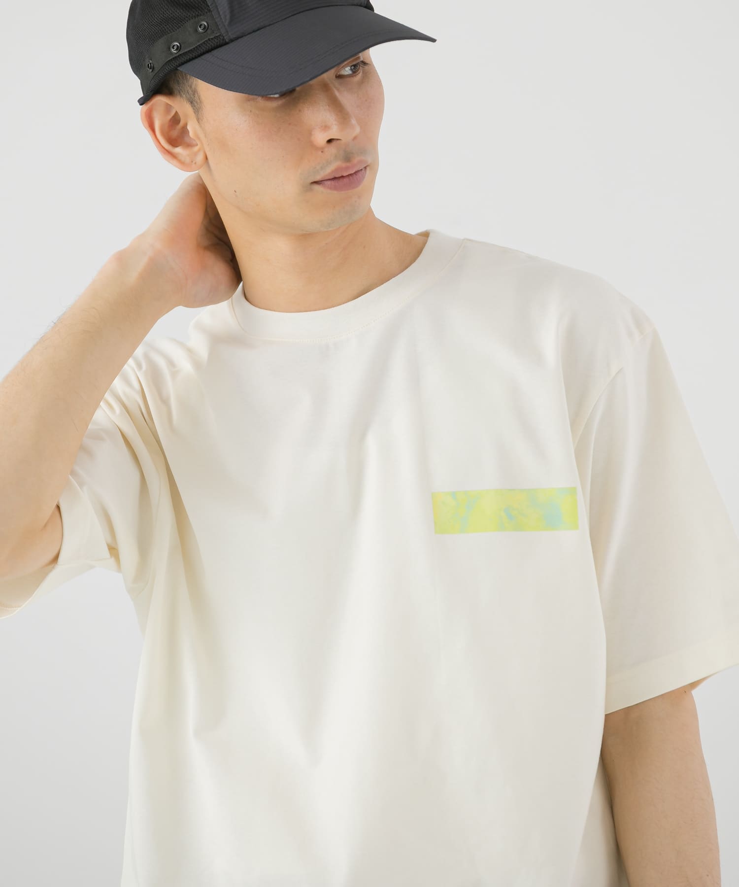 『UR TECH ひやサラクール』プリントボックスTシャツ