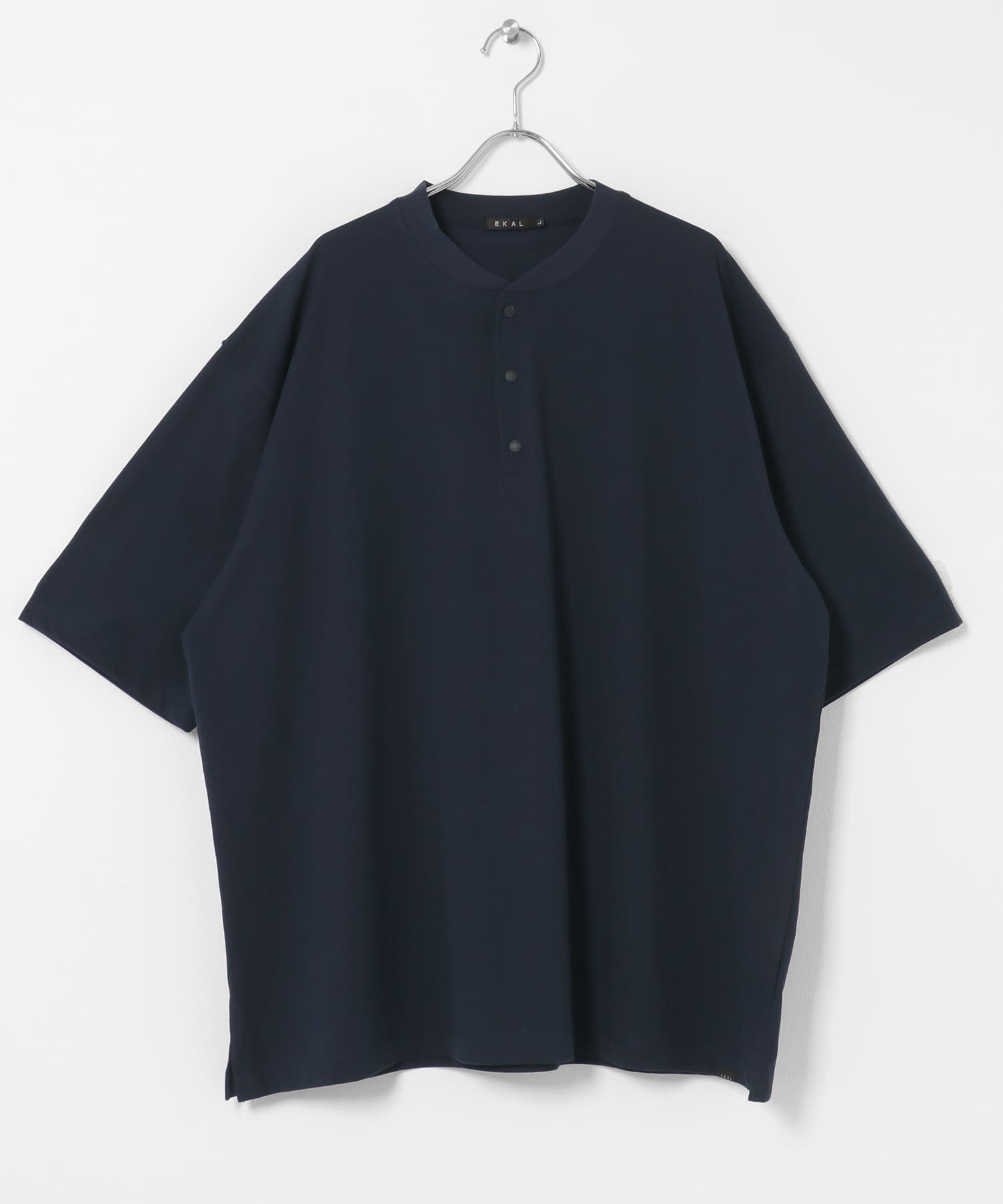 UR TECH ひやサラクール』ヘンリーネックショートスリーブTシャツ(M