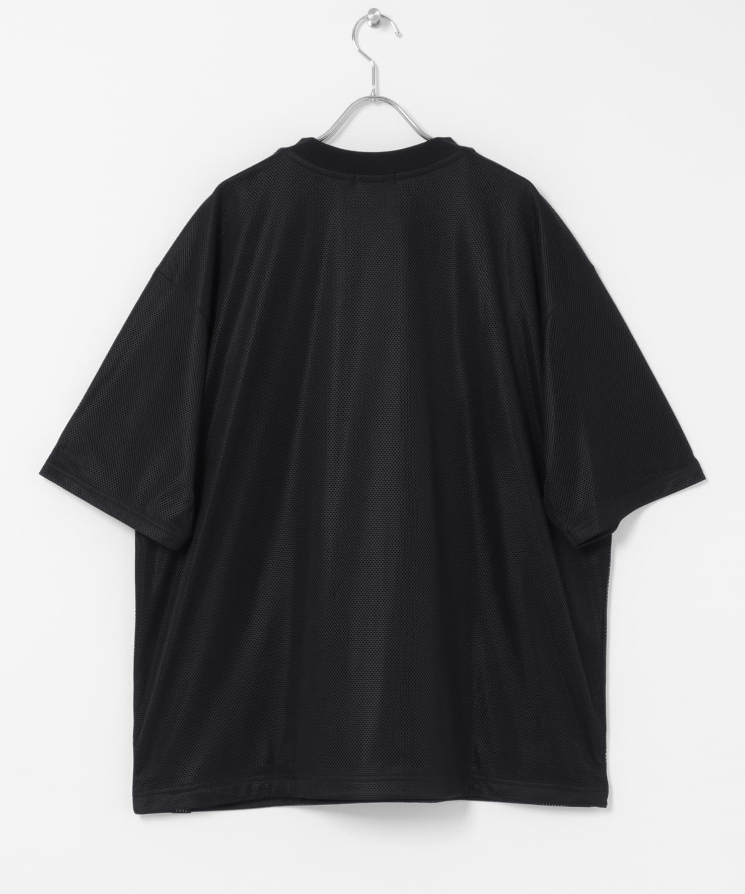 UR TECH ひやサラクール』メッシュレイヤードTシャツ(L ブラック