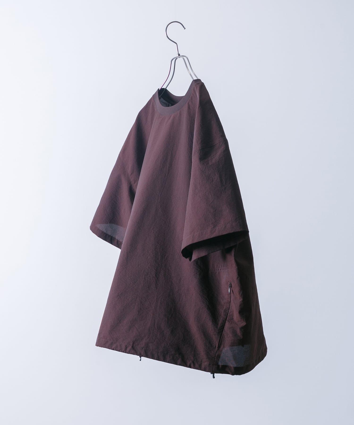 DOT AIR SHORT-SLEEVE PULLOVER ブラウン M