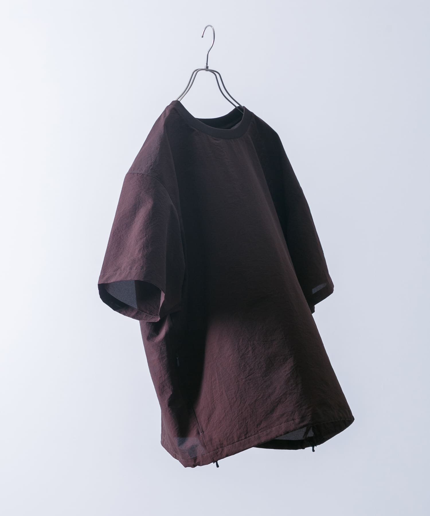 DOT AIR SHORT-SLEEVE PULLOVER ブラウン M