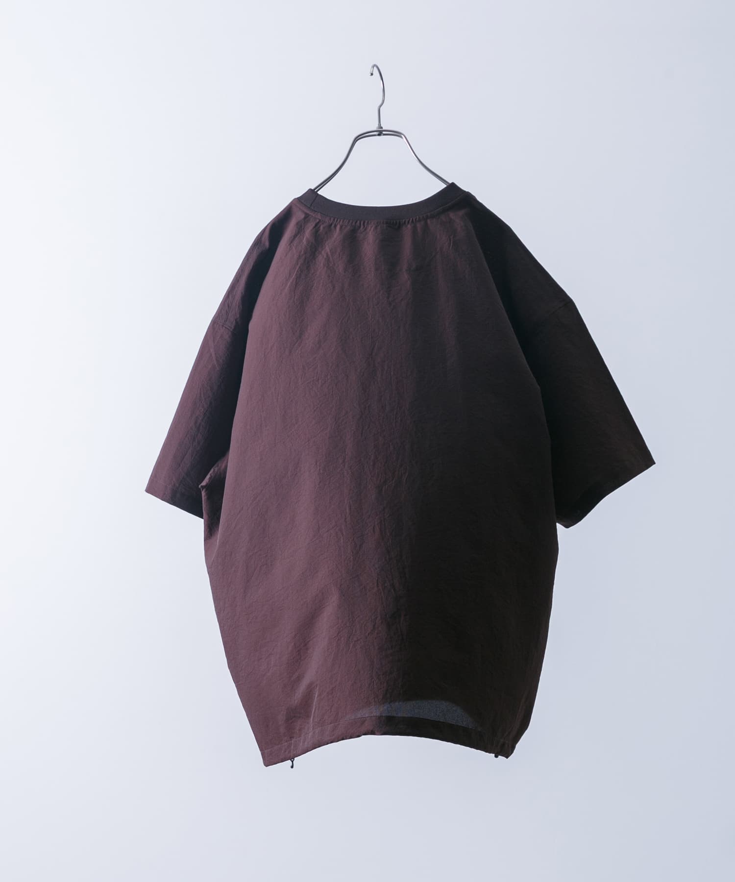 DOT AIR SHORT-SLEEVE PULLOVER ブラウン M