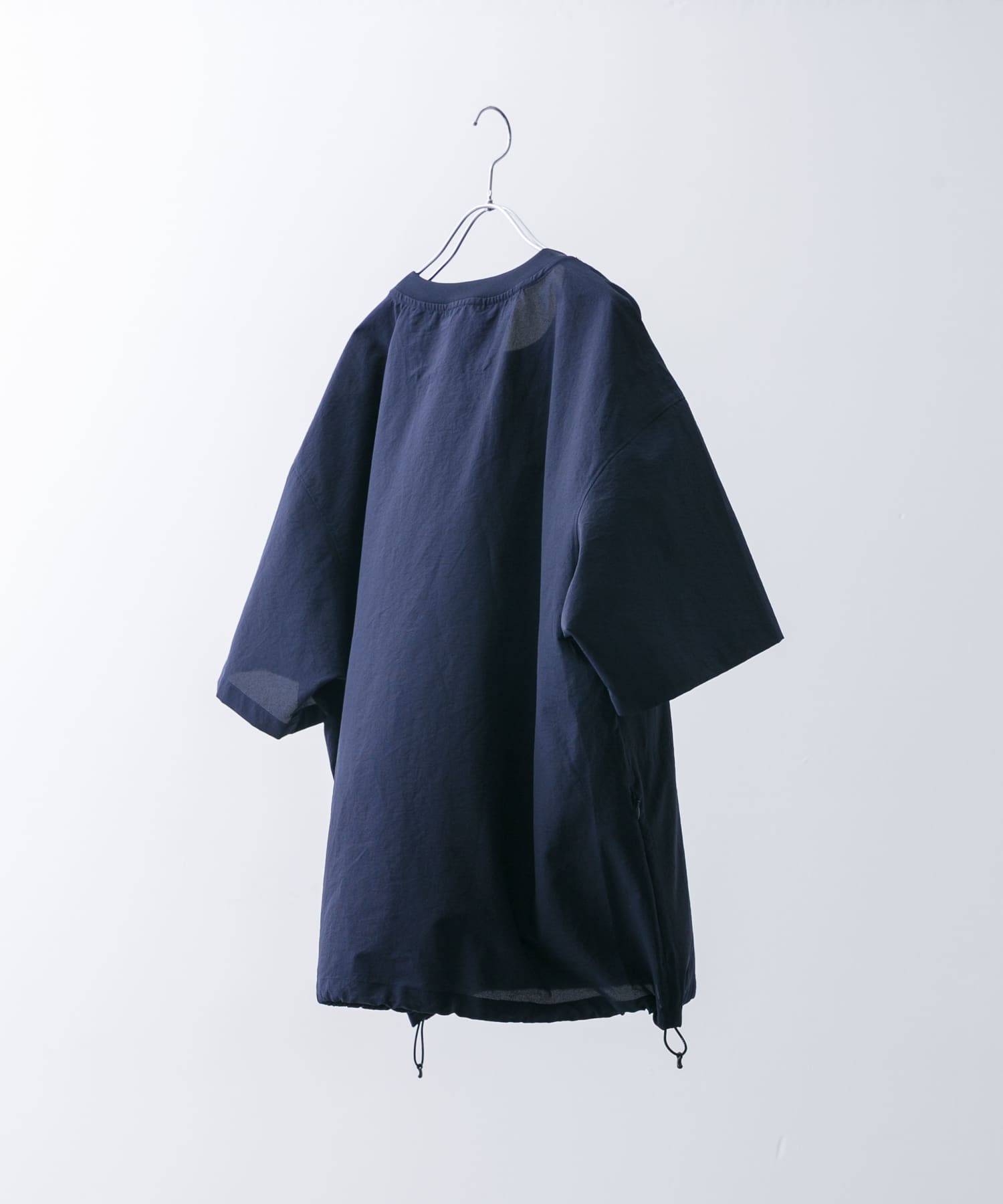 DOT AIR SHORT-SLEEVE PULLOVER ネイビー M