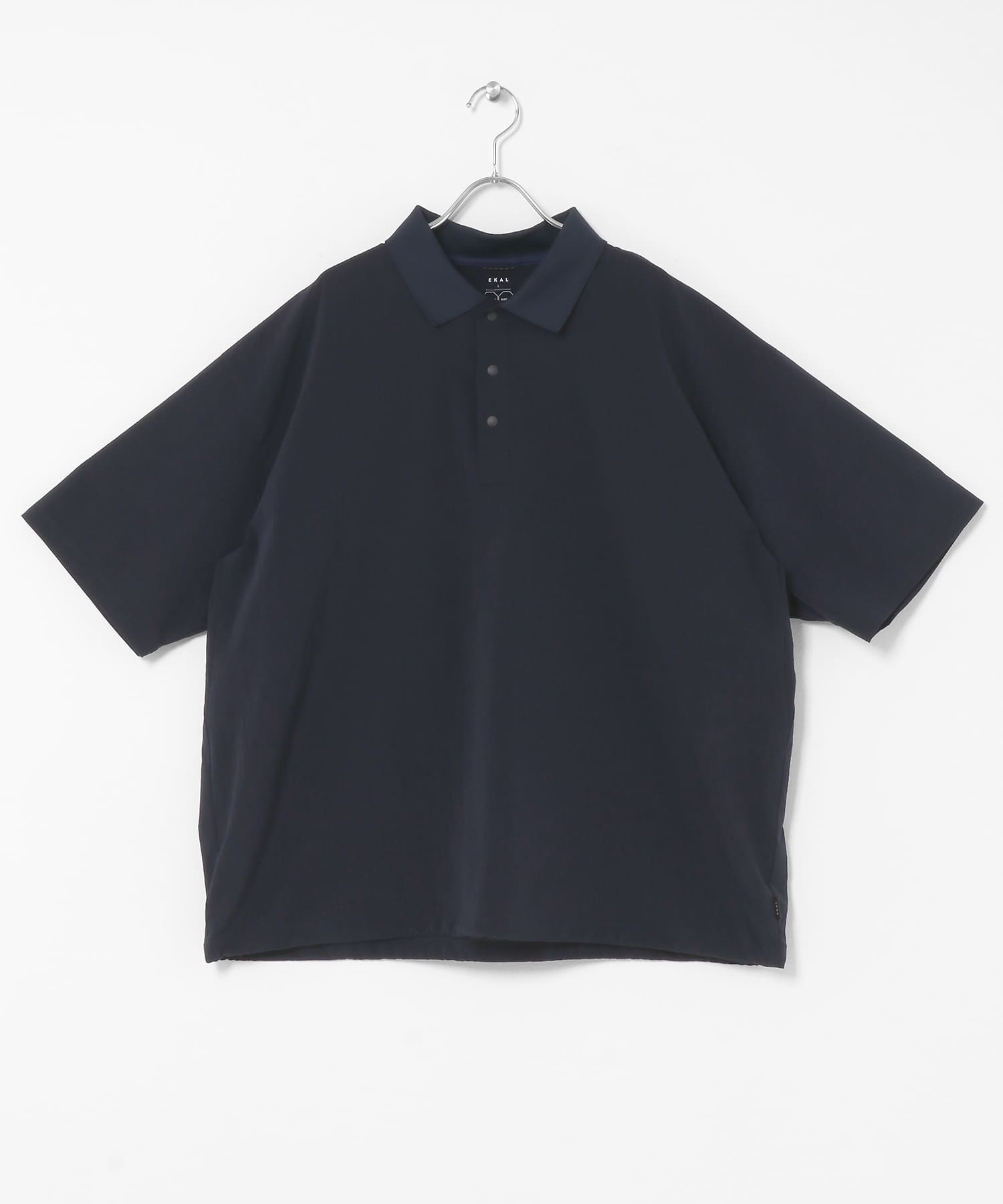 『吸水速乾/通気性/軽量』DOT AIR PULLOVER SHIRTS ネイビー M