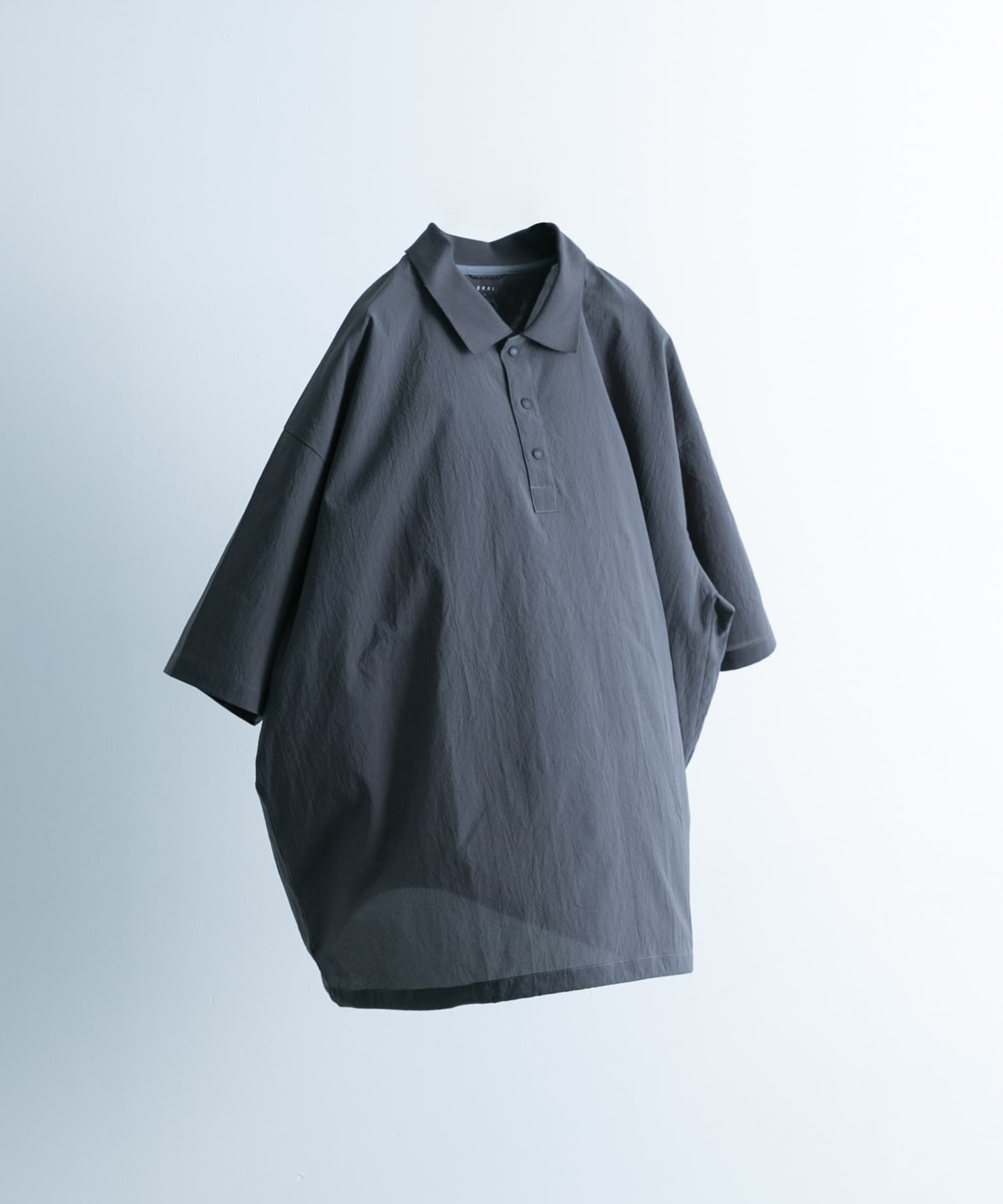 『吸水速乾/通気性/軽量』DOT AIR PULLOVER SHIRTS グレー M