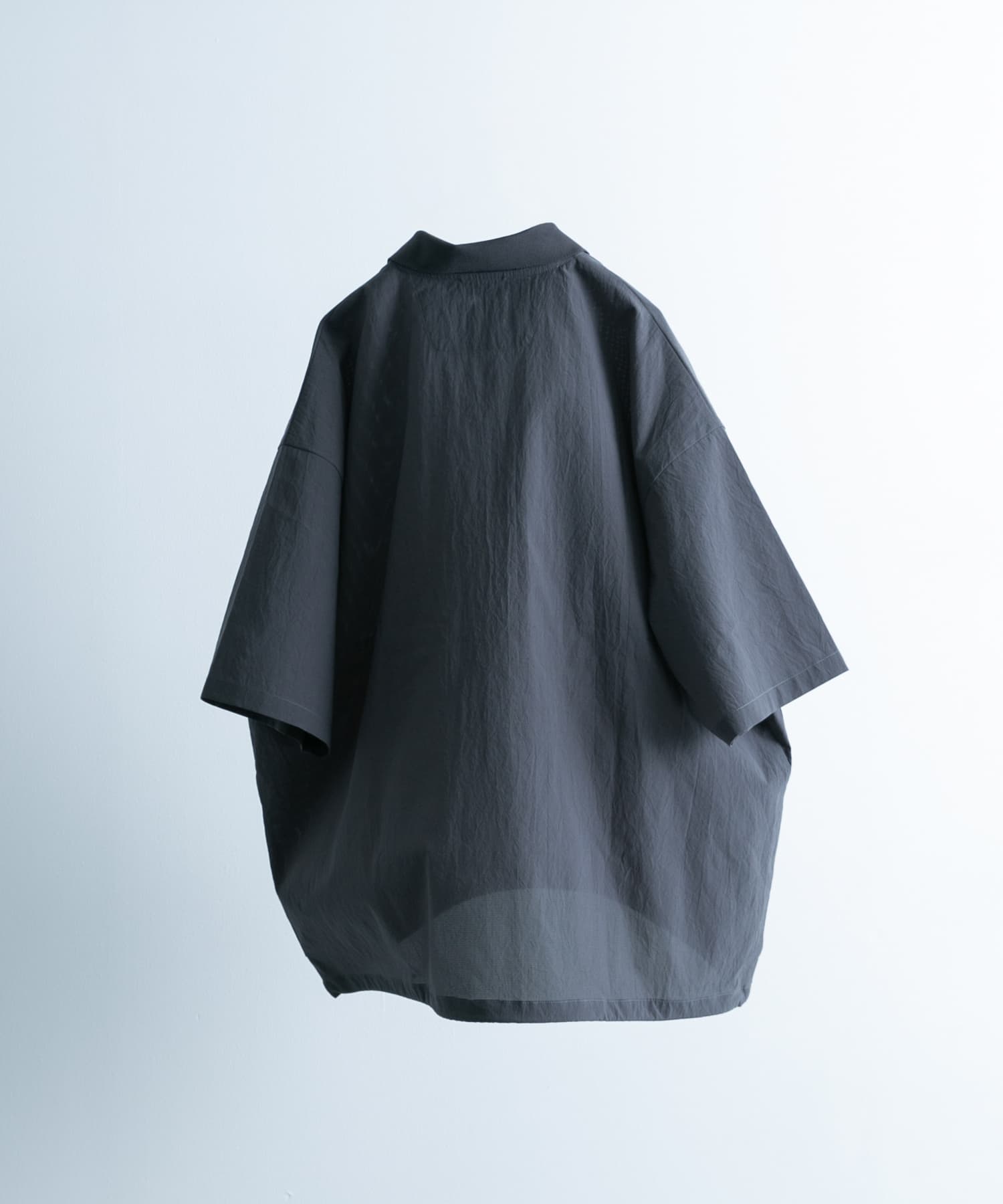 『吸水速乾/通気性/軽量』DOT AIR PULLOVER SHIRTS グレー M