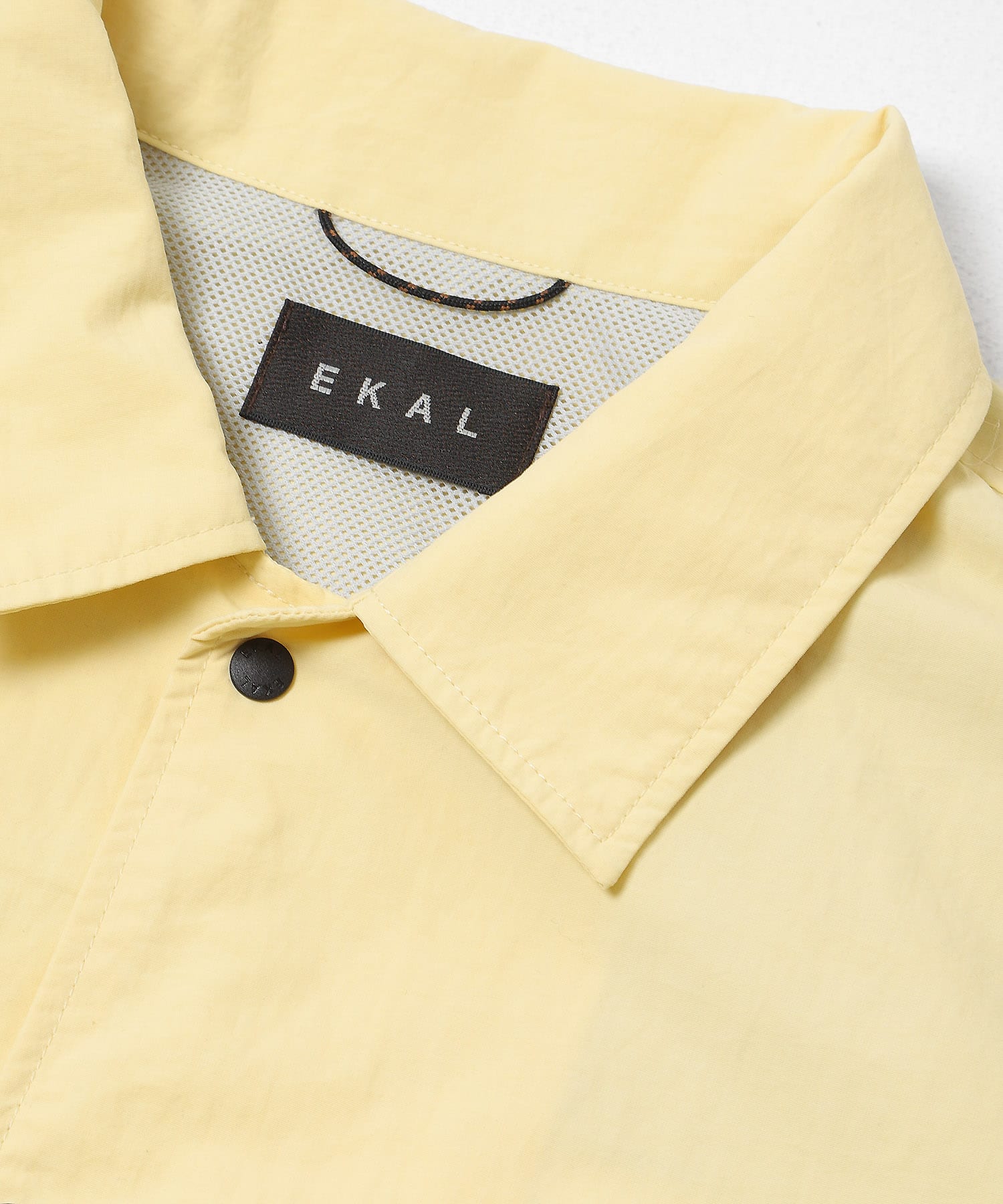 『UR TECH』ナイロンタッサーショートスリーブシャツ イエロー M