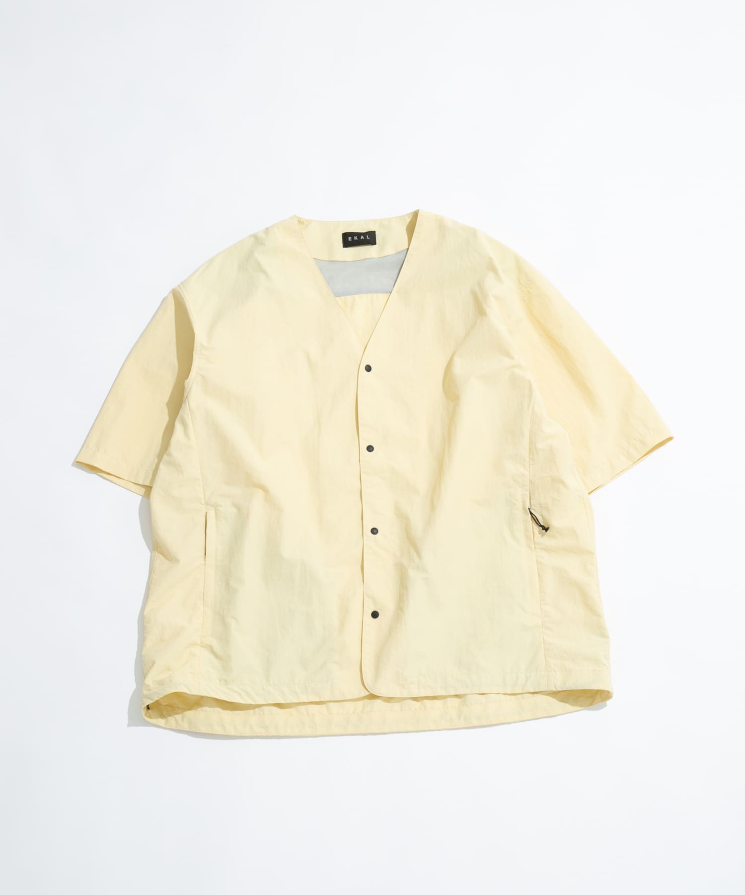 『UR TECH』ナイロンタッサーベースボールシャツ