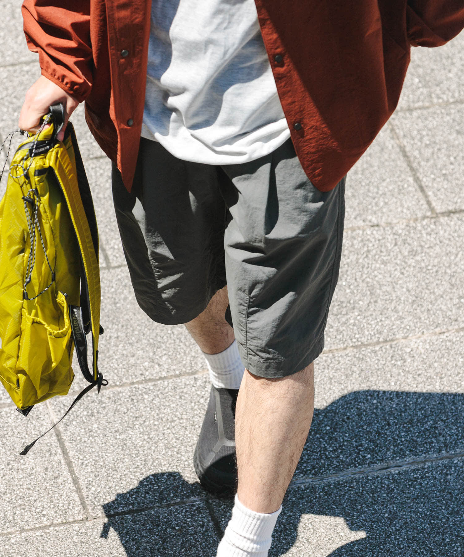 『撥水/UVカット/UR TECH』ナイロンタッサーショーツ