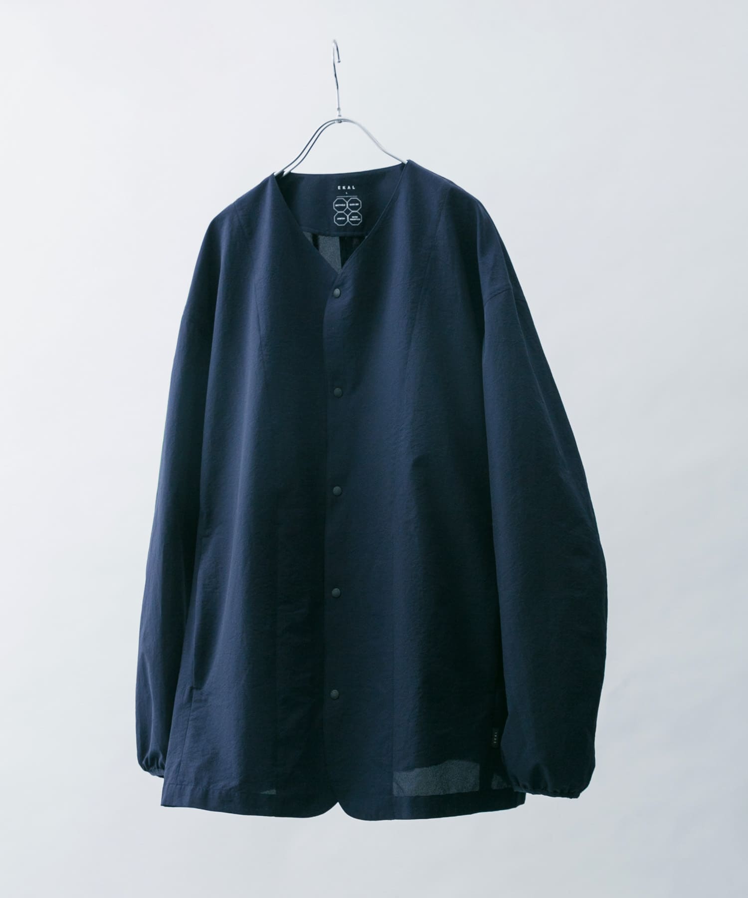 『吸水速乾/通気性/軽量』DOT AIR NO COLLOR CARDIGAN