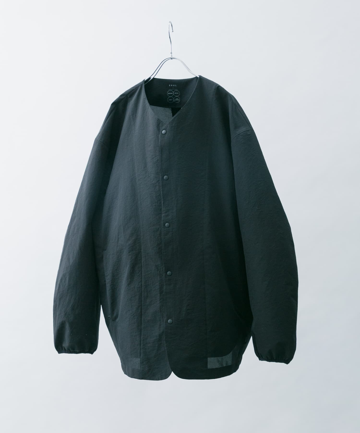 DOT AIR NO COLLOR CARDIGAN ブラック M