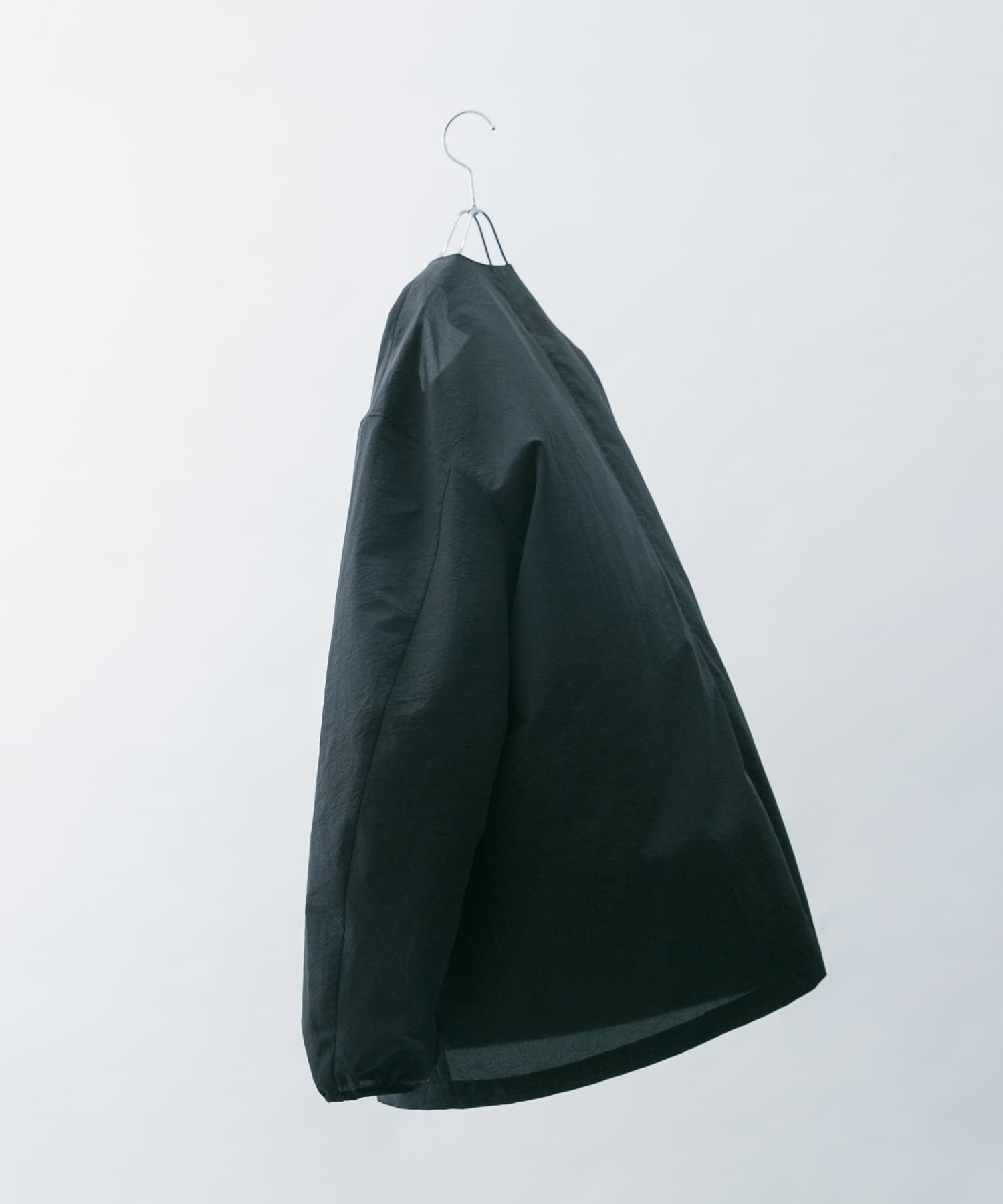 DOT AIR NO COLLOR CARDIGAN ブラック L