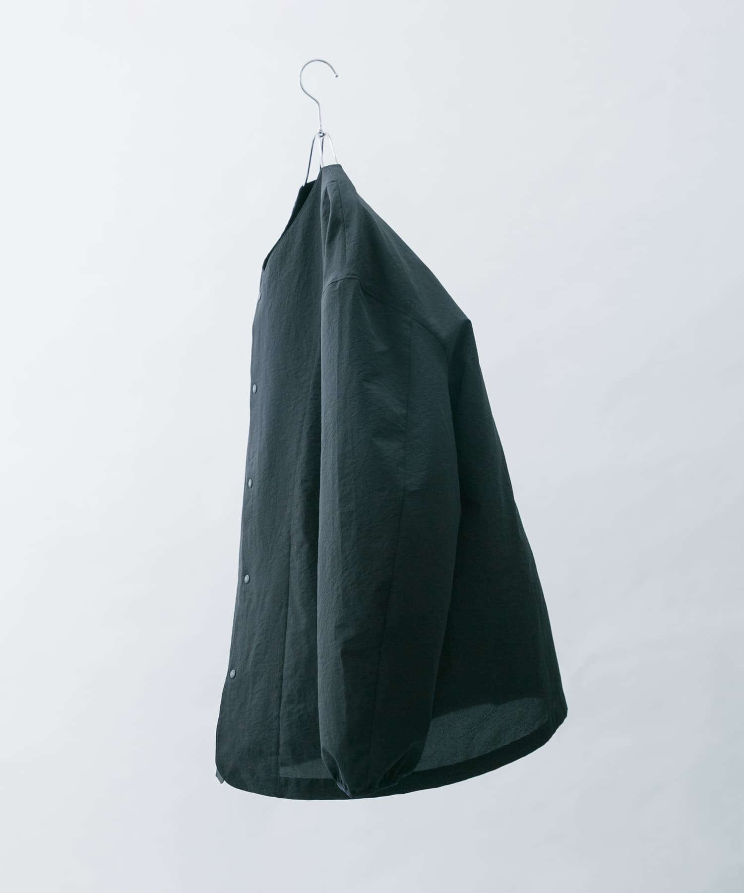 DOT AIR NO COLLOR CARDIGAN ブラック L