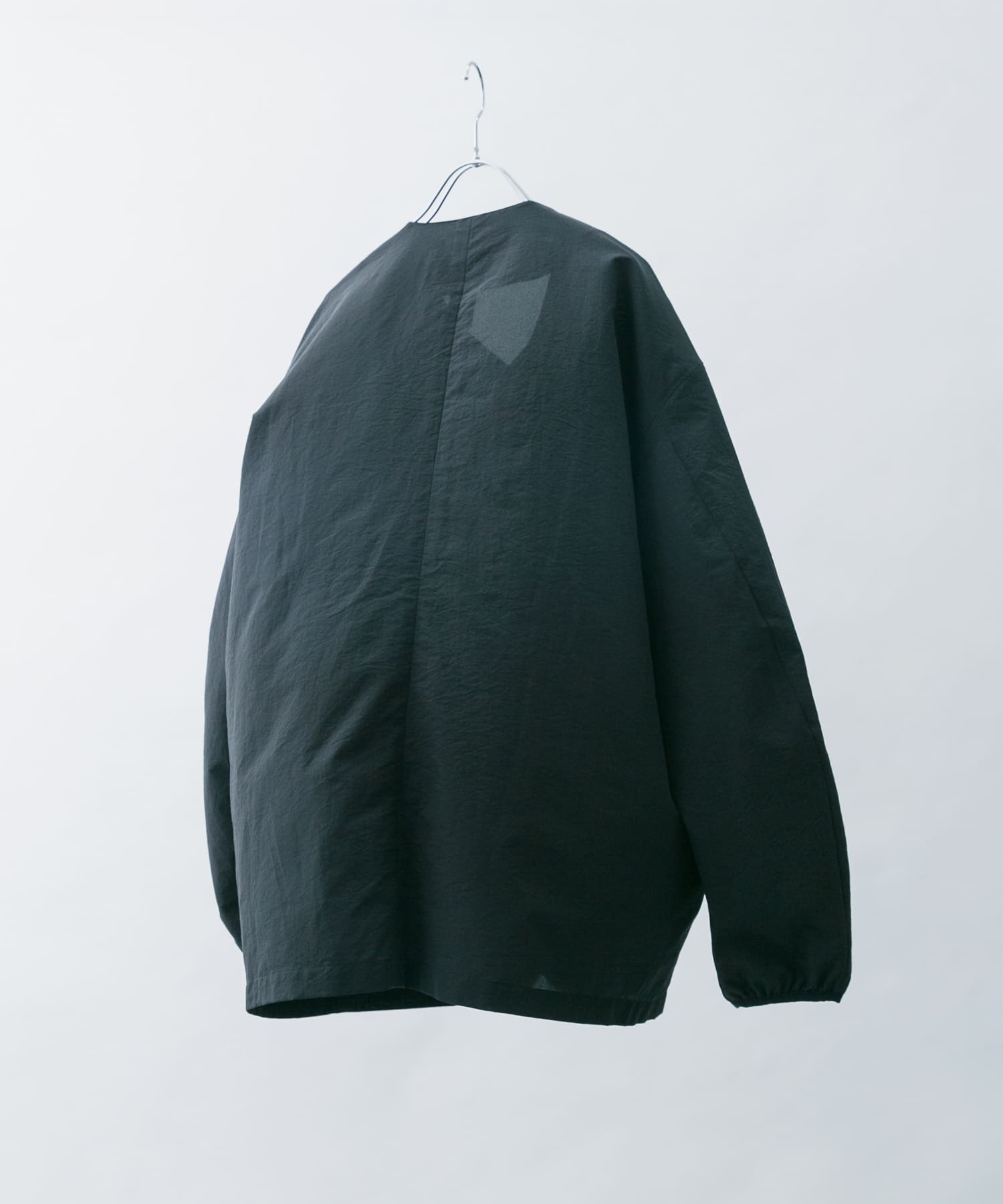 DOT AIR NO COLLOR CARDIGAN ブラック L