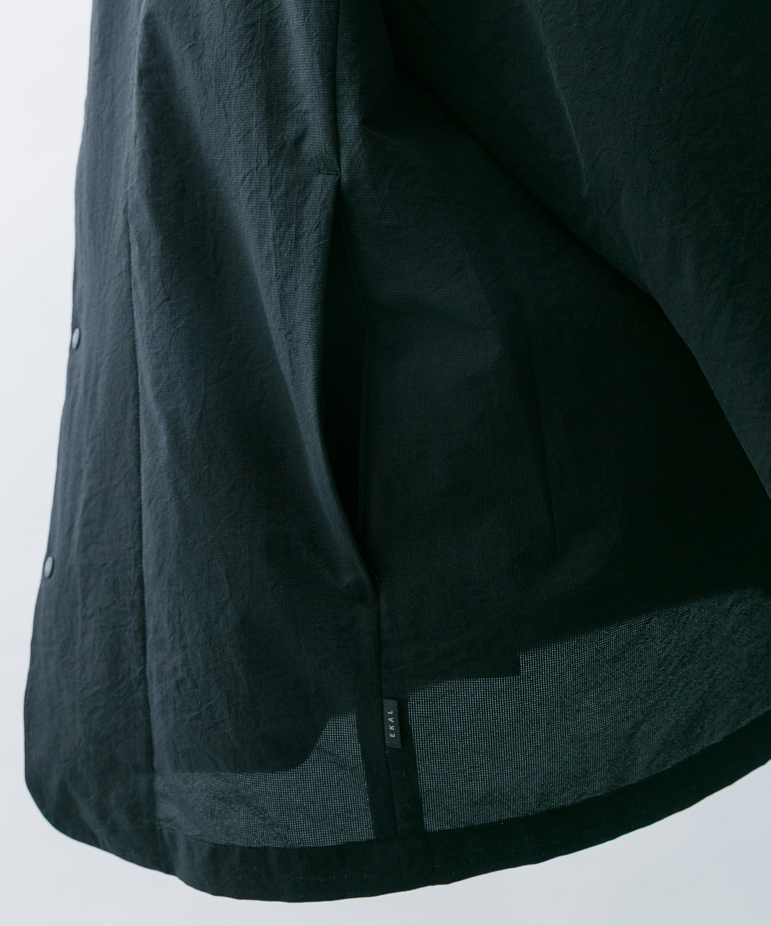 DOT AIR NO COLLOR CARDIGAN ブラック L