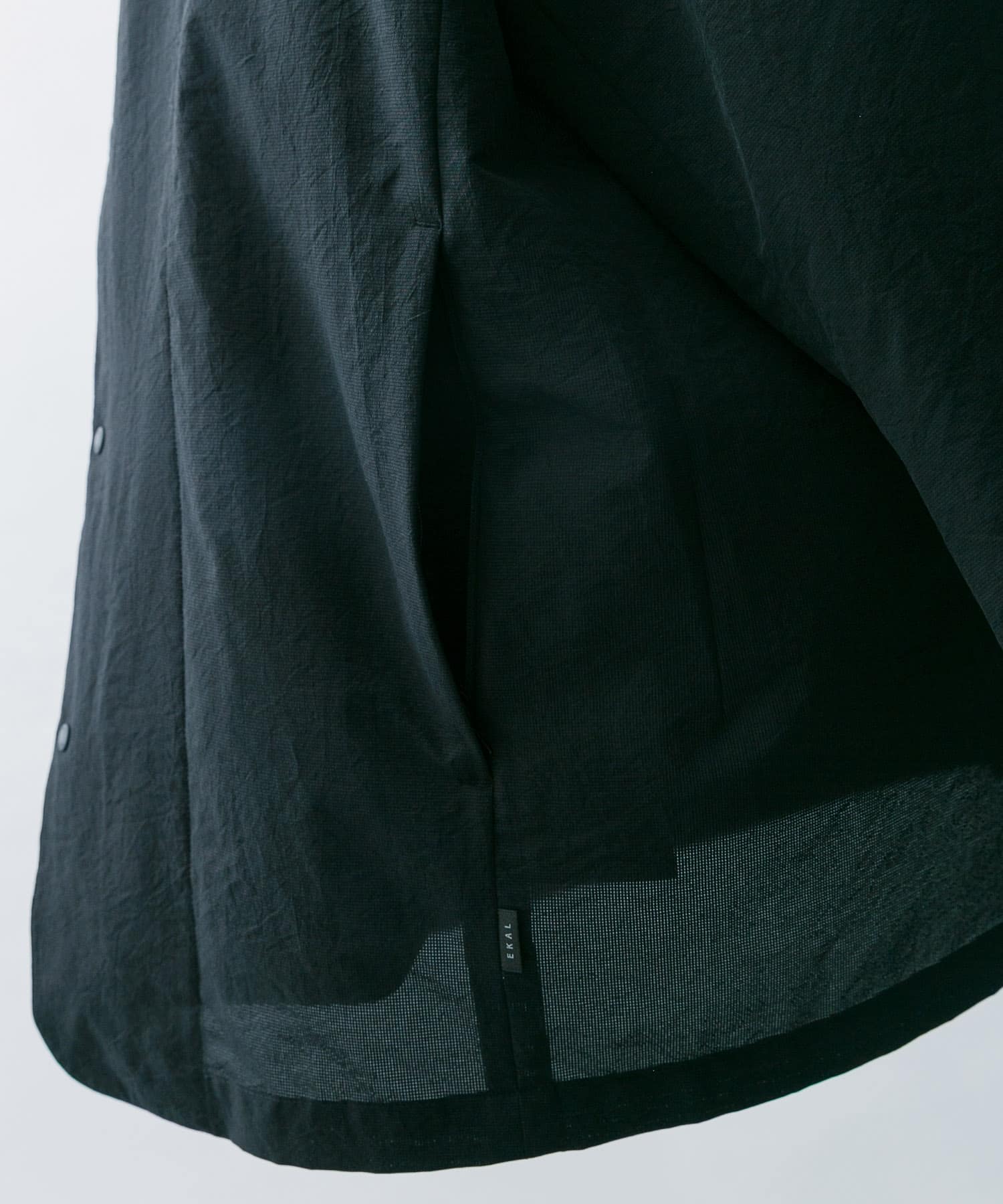 DOT AIR NO COLLOR CARDIGAN ブラック L