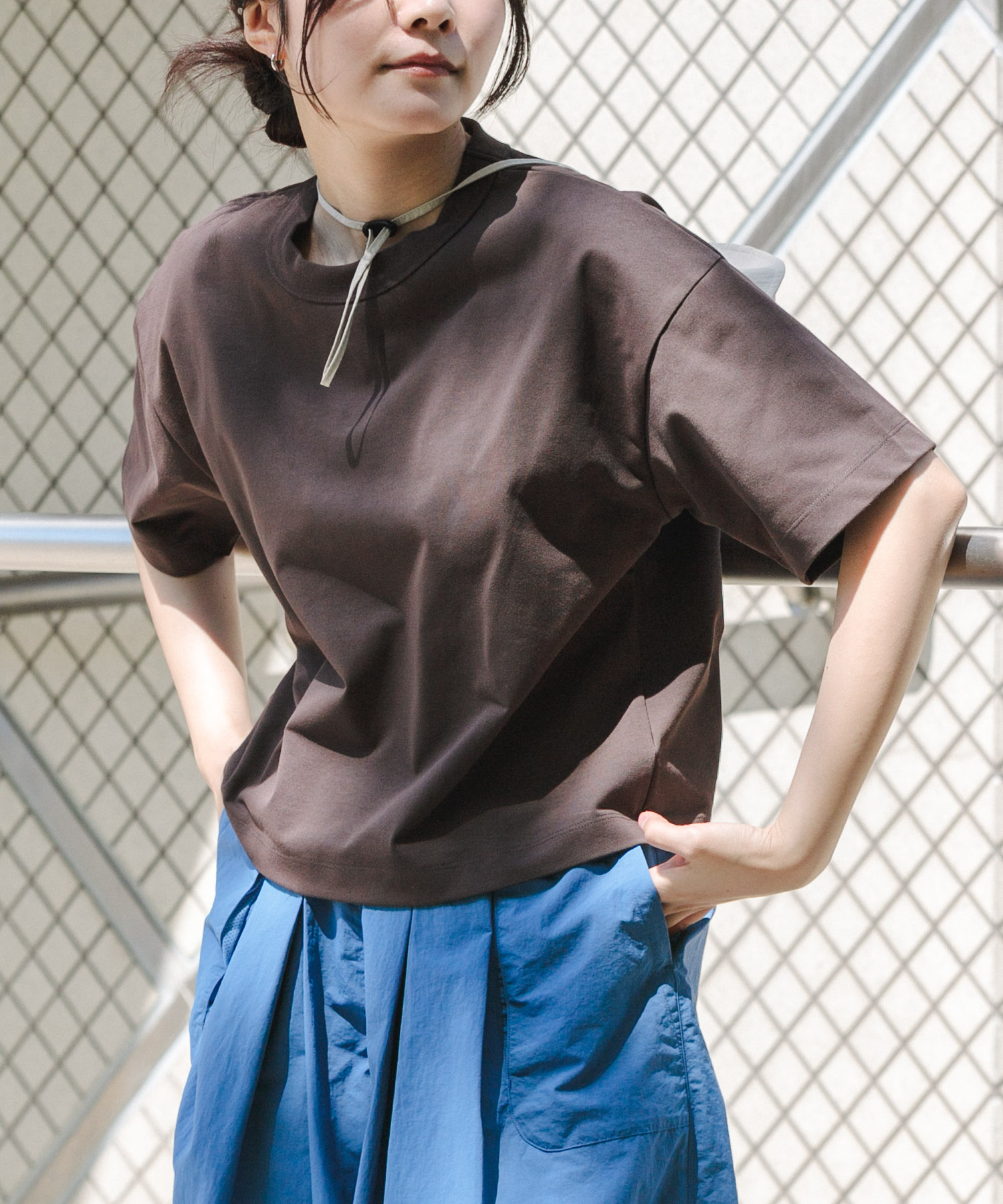 身長：169cm サイズ：one