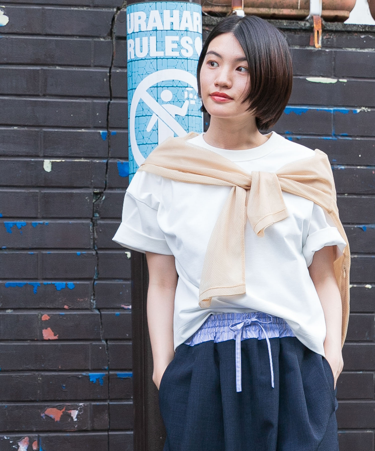 身長 : 165cm サイズ : one