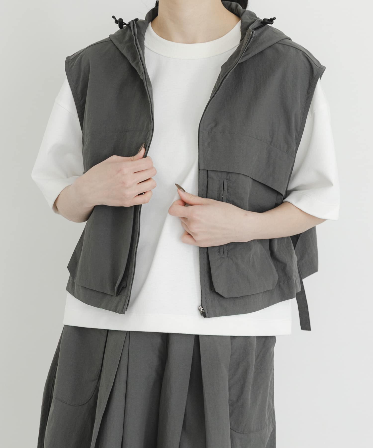 身長：161cm サイズ：one