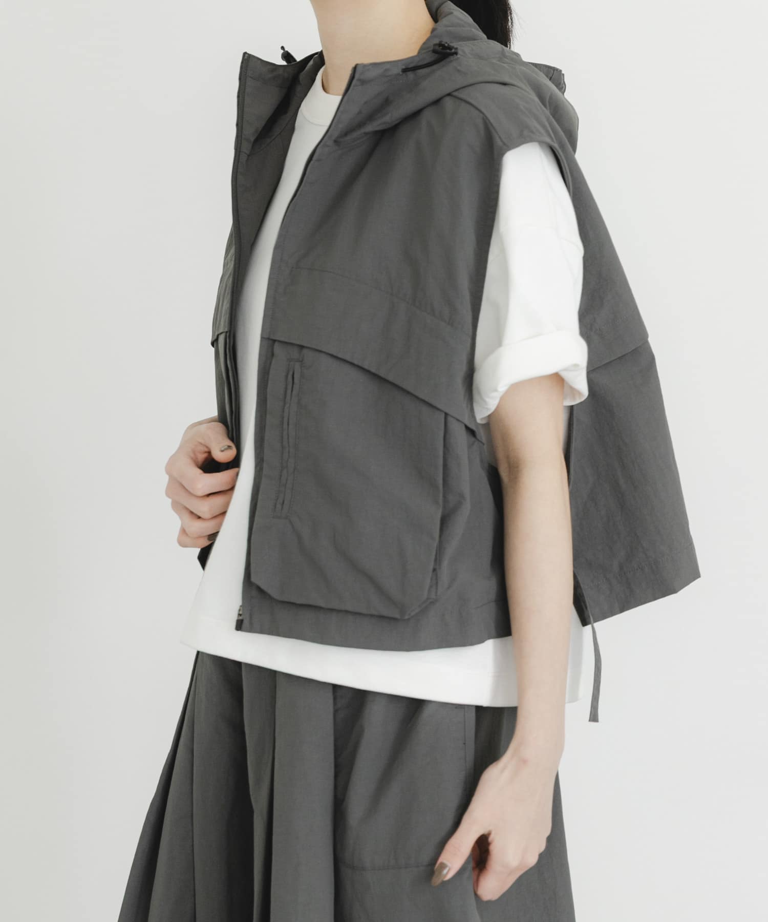 身長：161cm サイズ：one