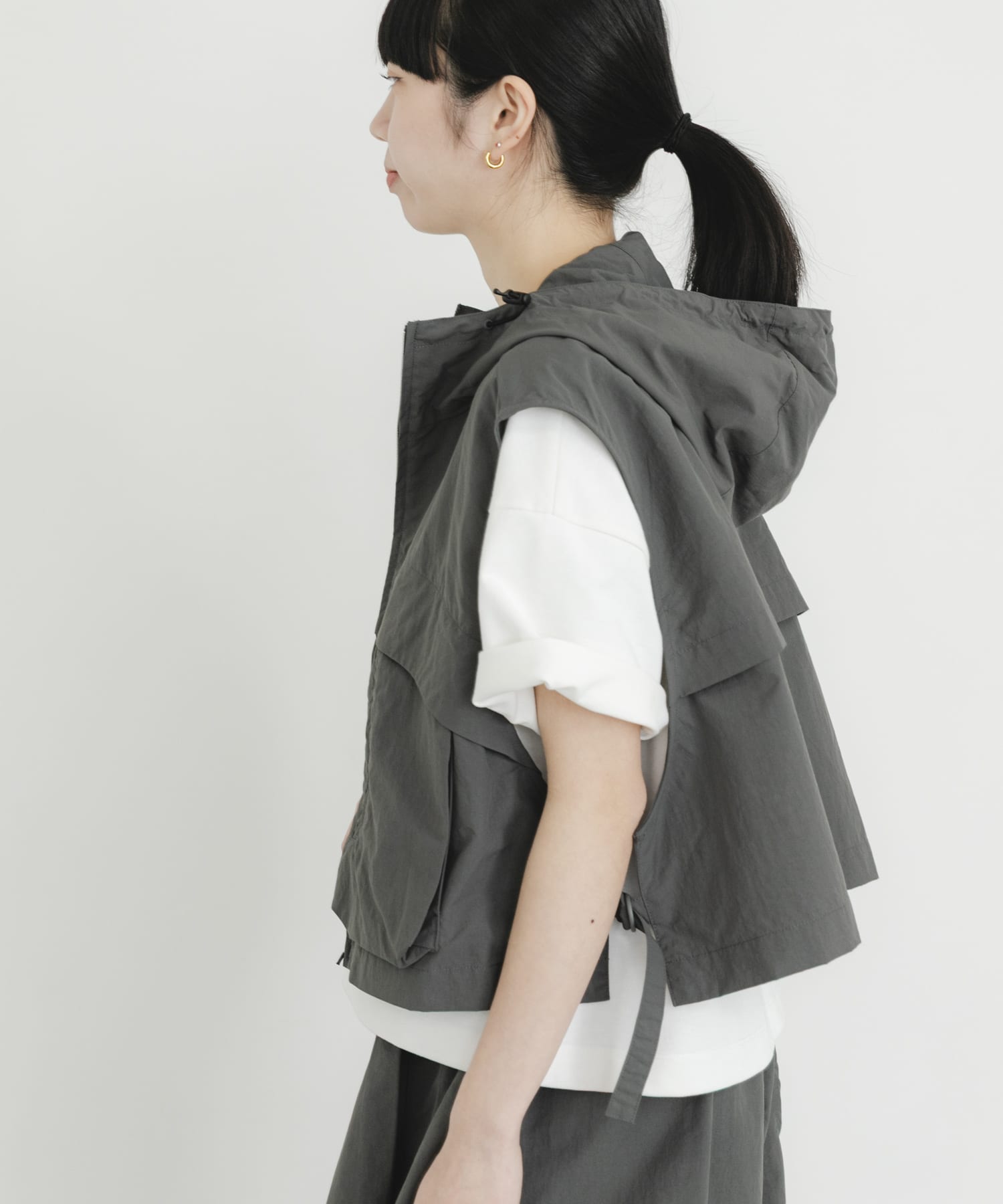 身長：161cm サイズ：one