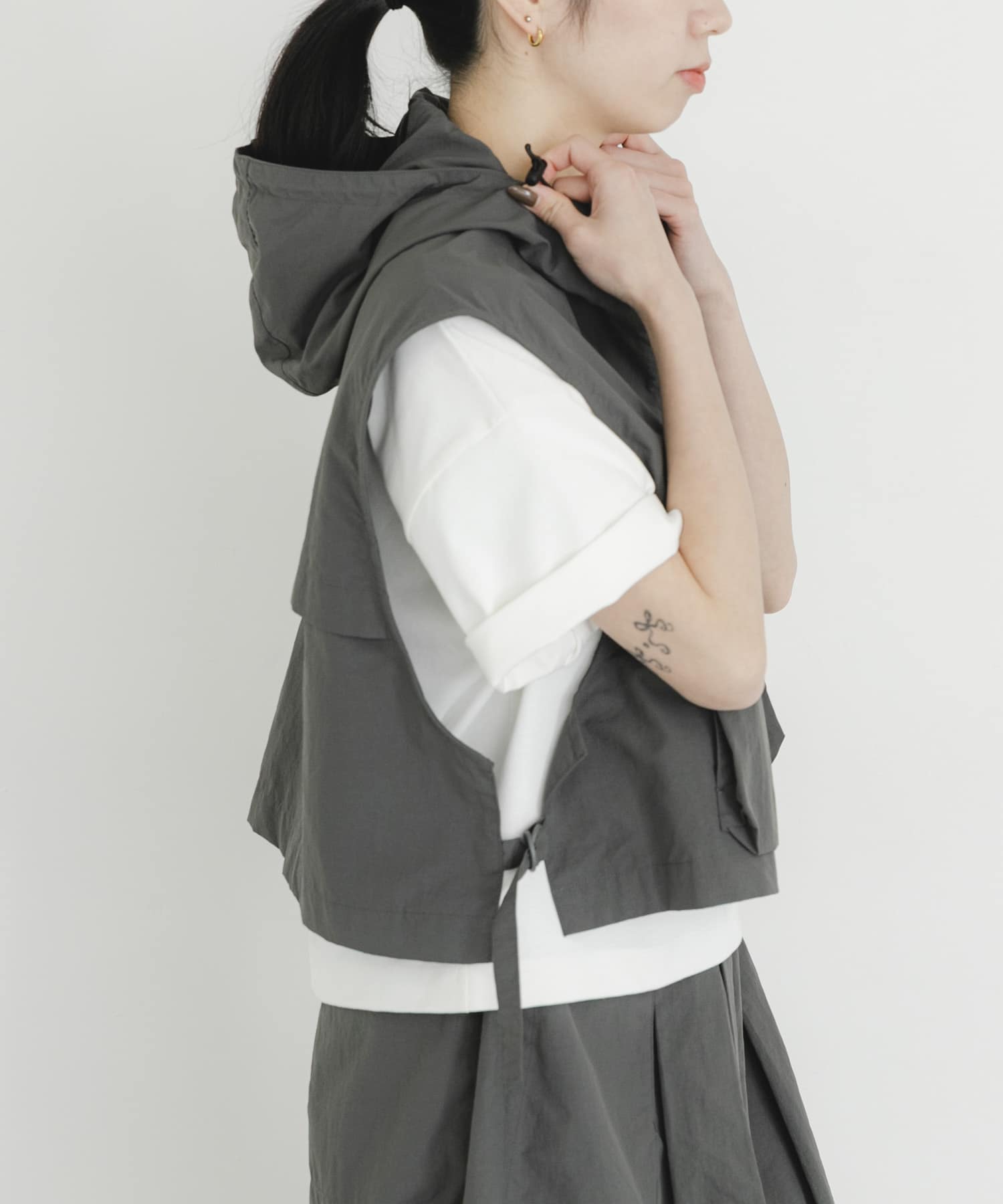 身長：161cm サイズ：one