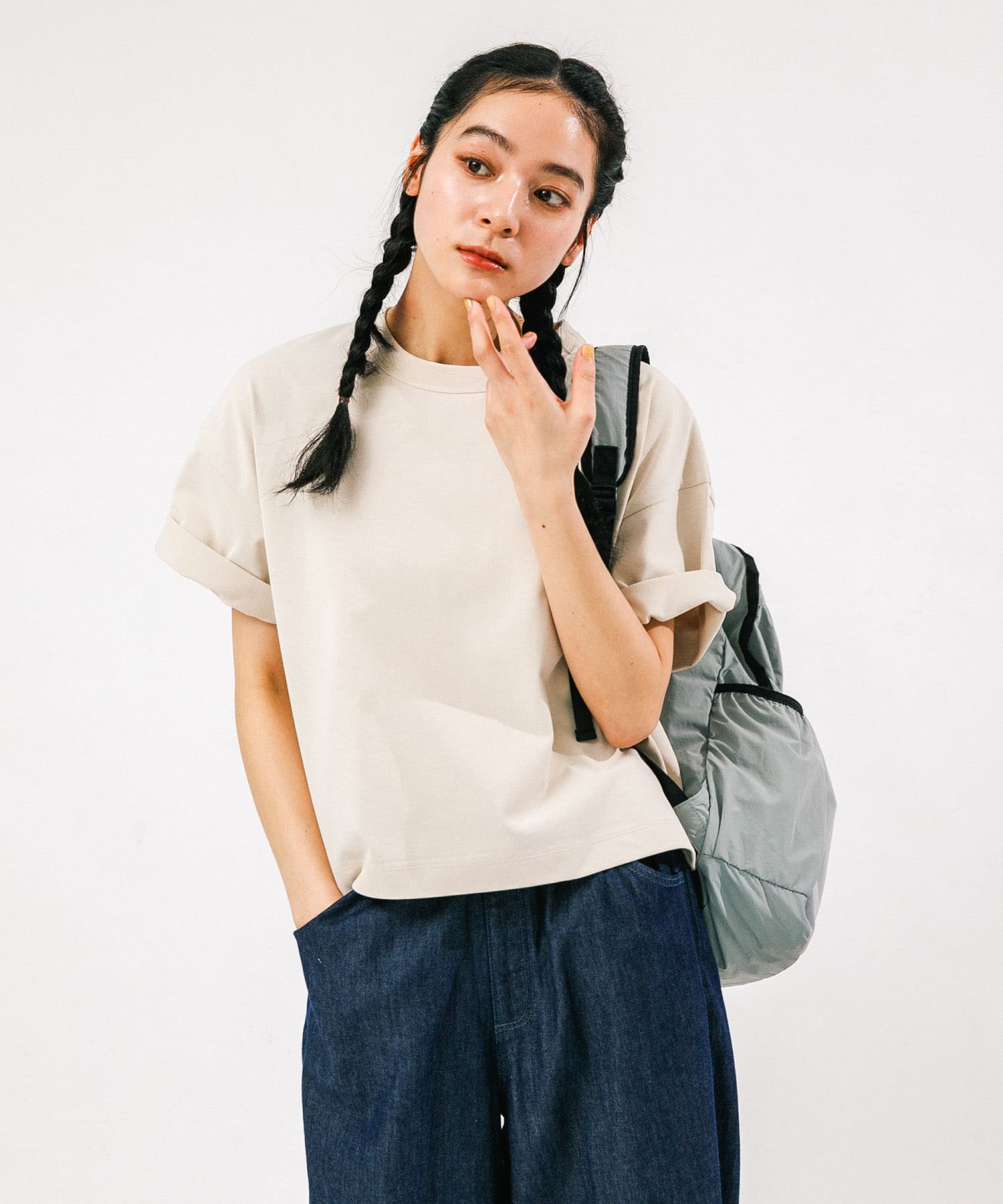 身長：168cm サイズ：one