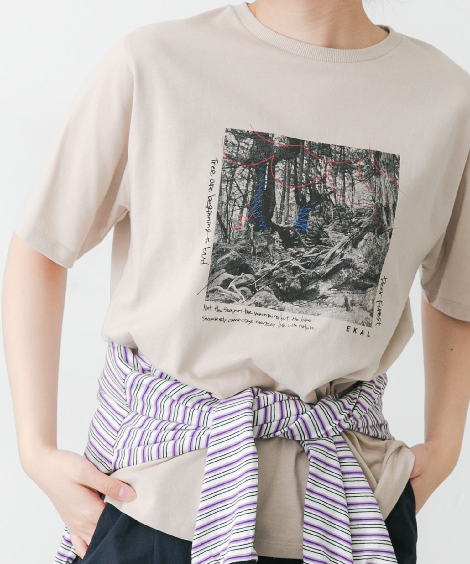 身長：169cm サイズ：one