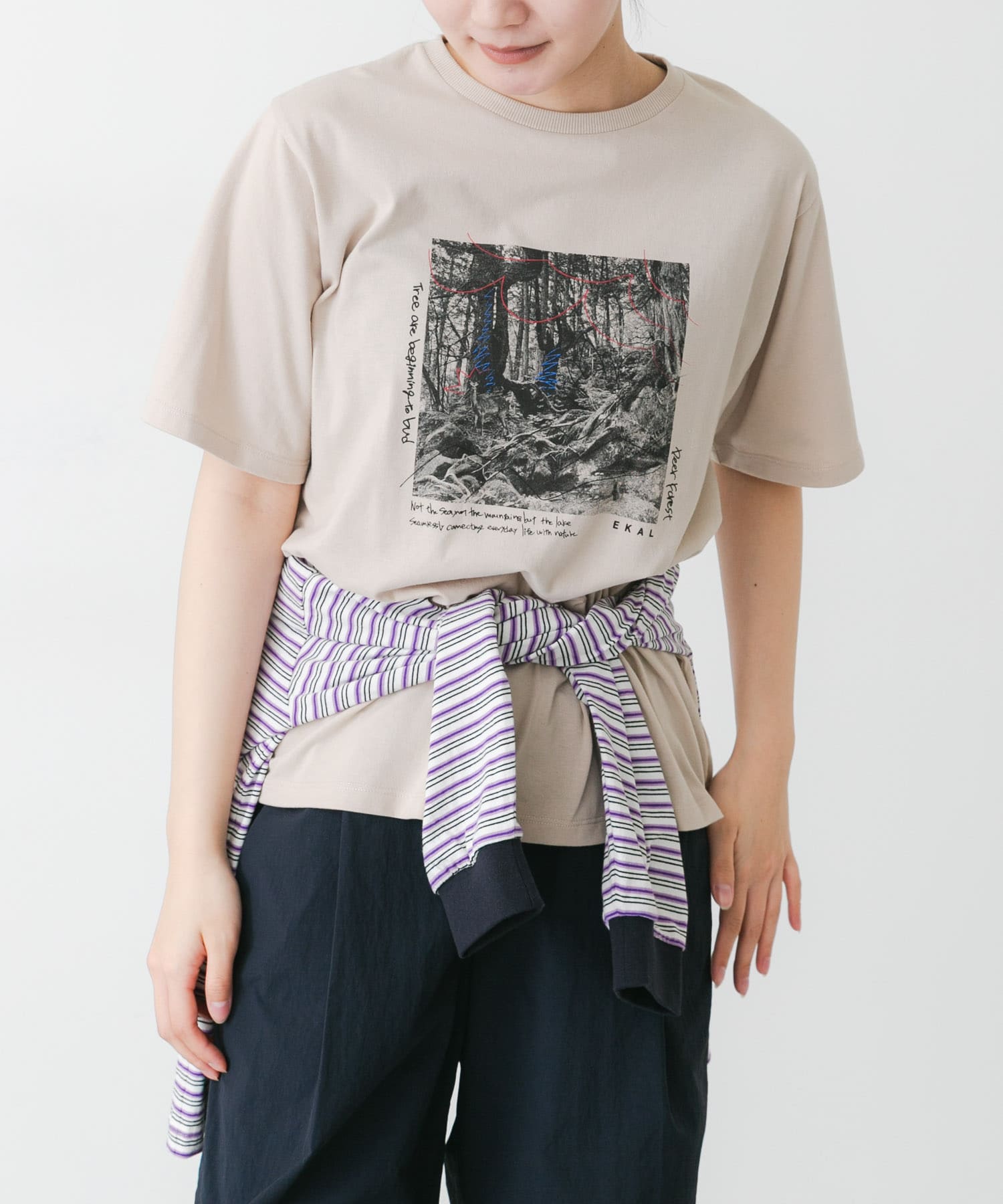 身長：169cm サイズ：one