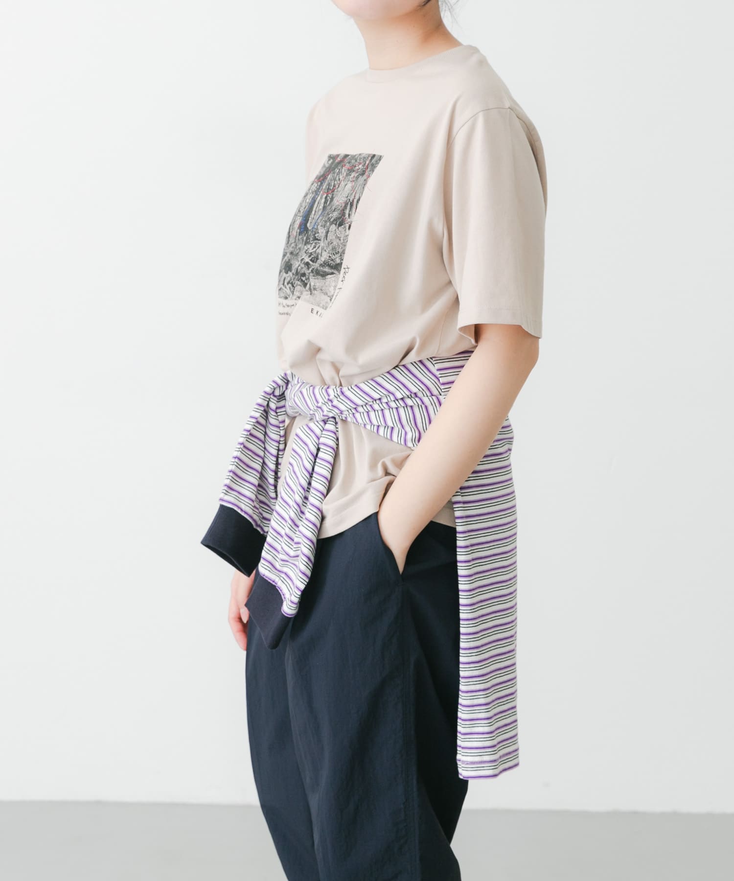 身長：169cm サイズ：one