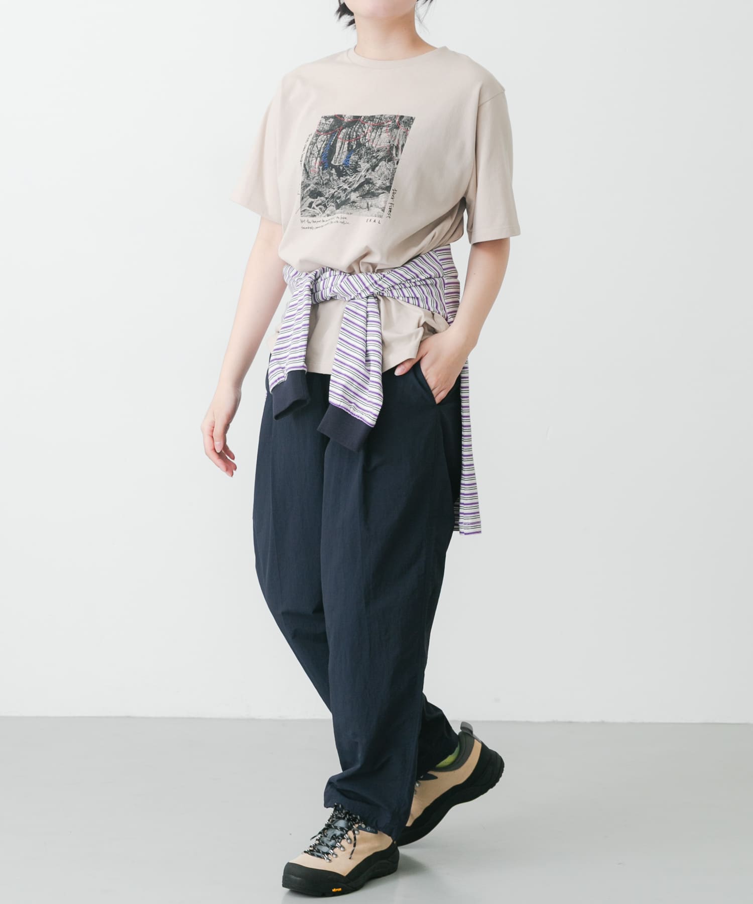 身長：169cm サイズ：one