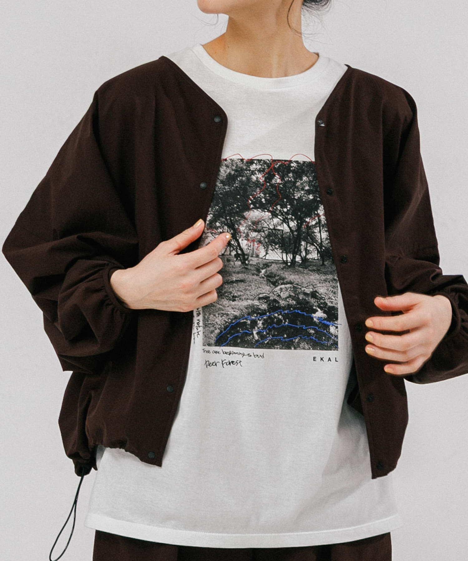 身長：168cm サイズ：one