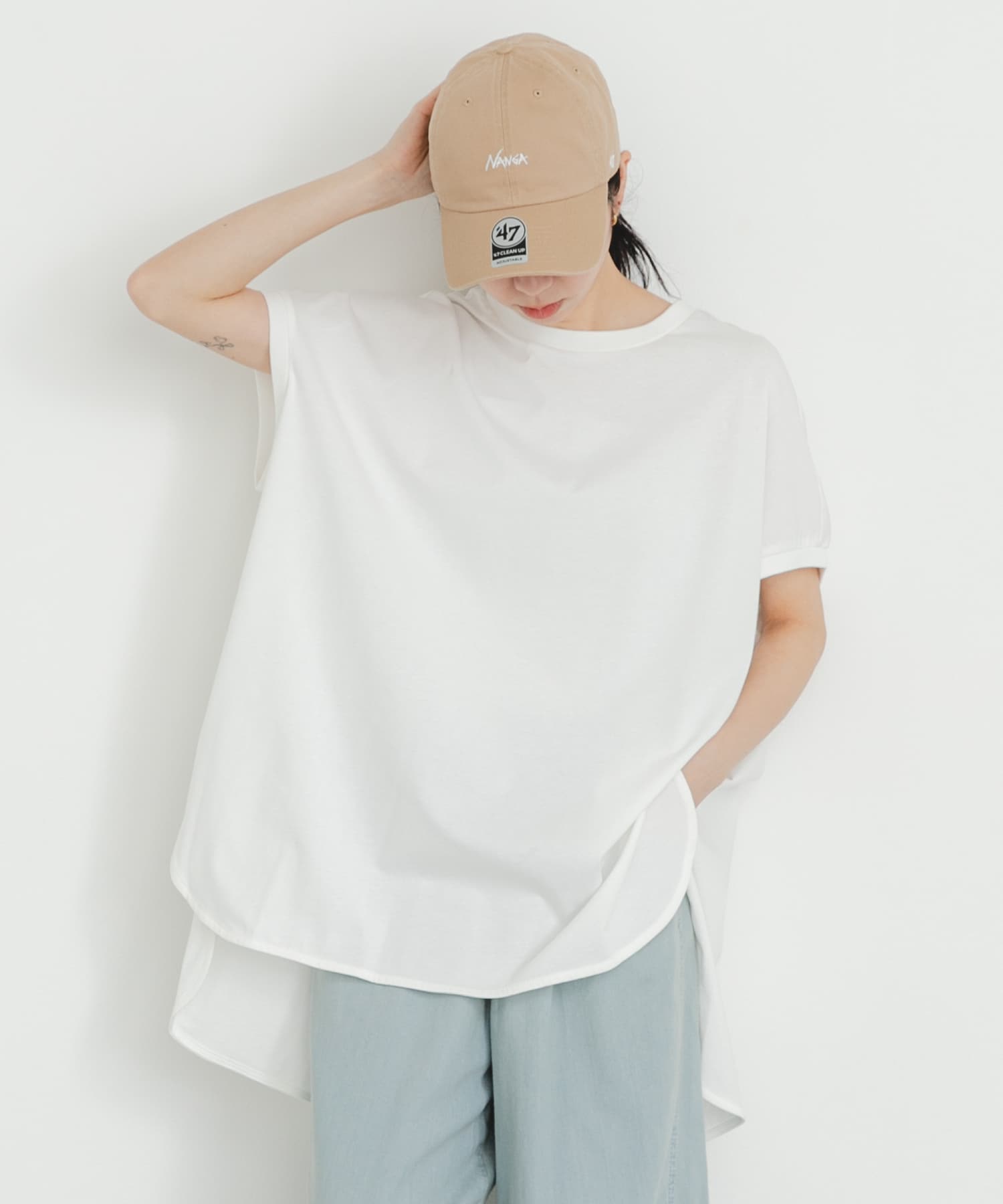 ドルマンスリーブカットソー