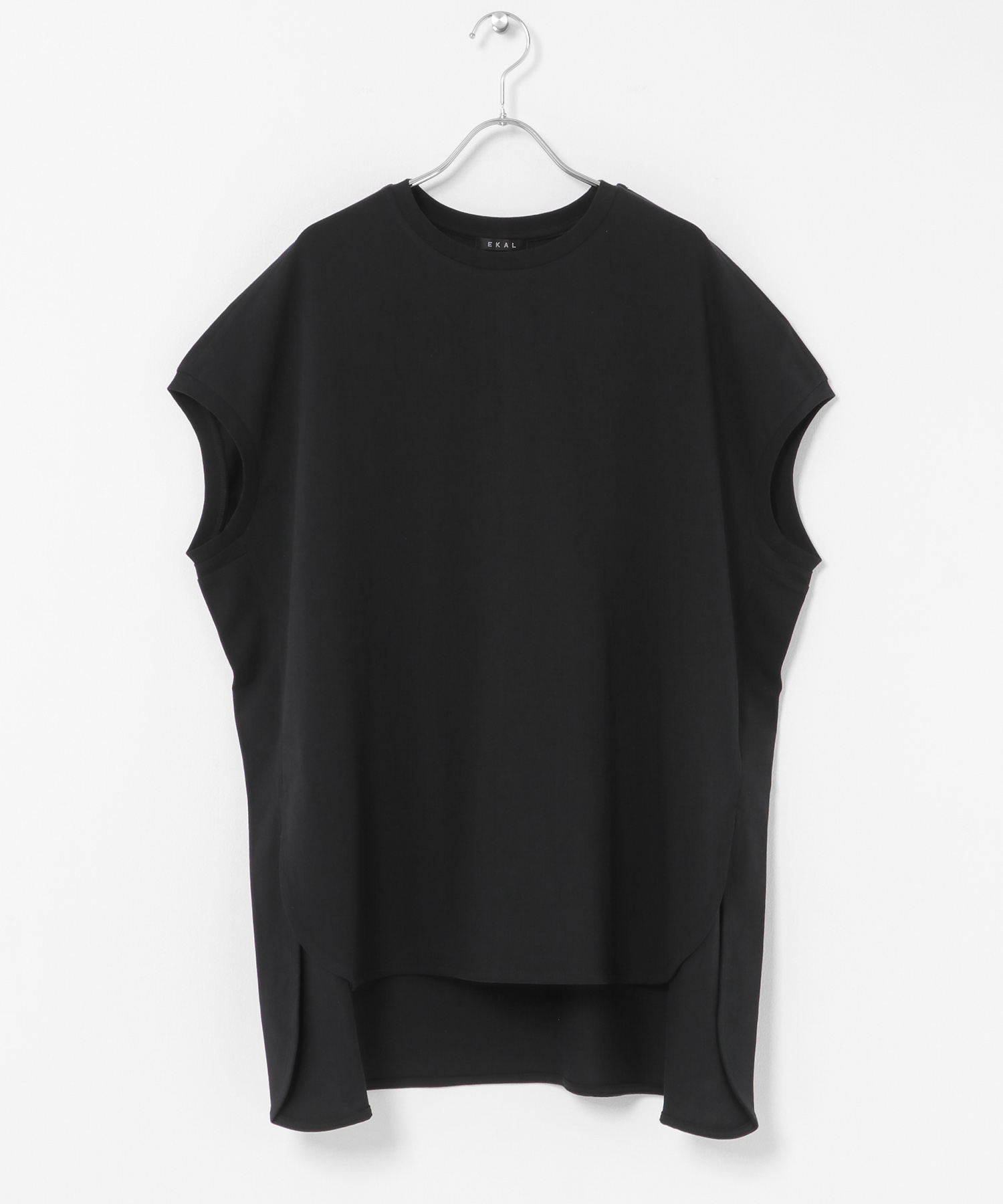 ドルマンスリーブカットソー ブラック Free