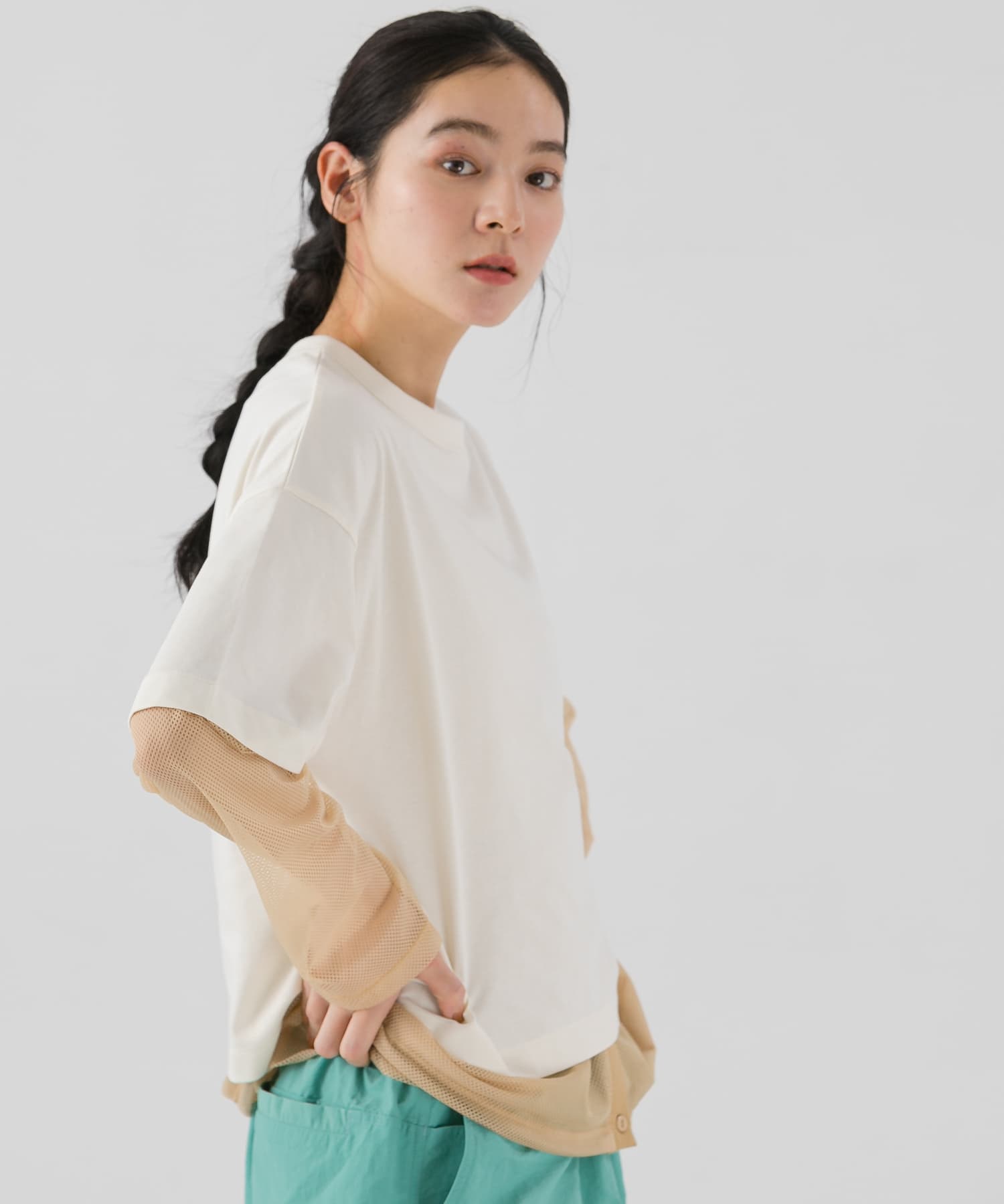 身長：168cm サイズ：one