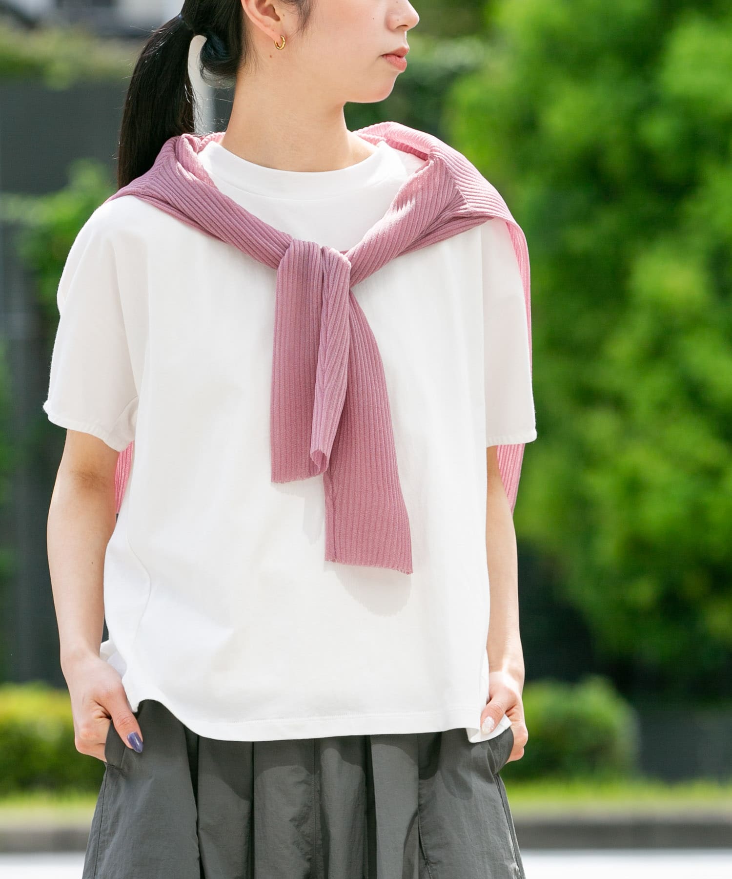 『UR TECH ひやサラクール』サイドパネルTシャツ