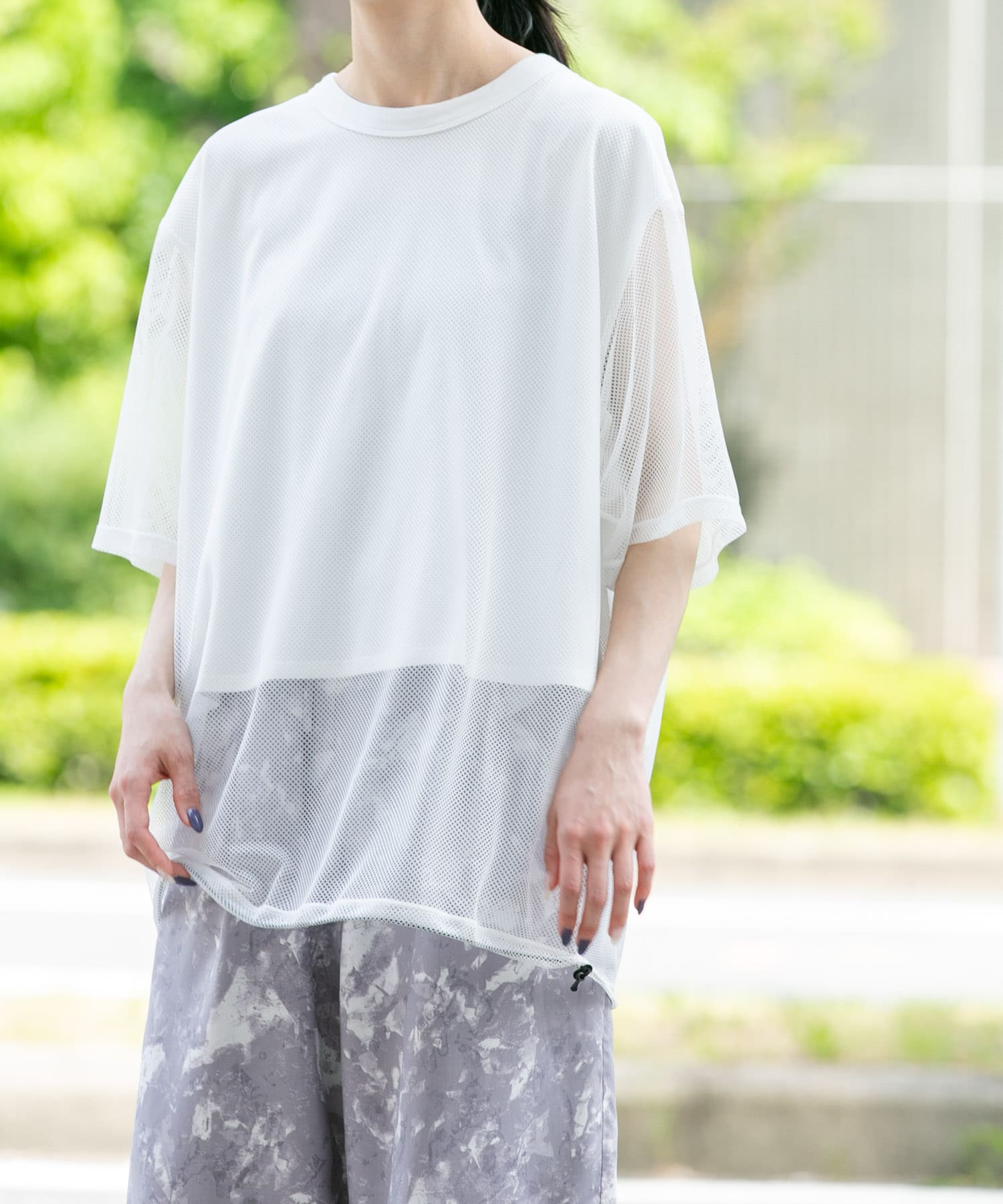 身長：161cm サイズ：one