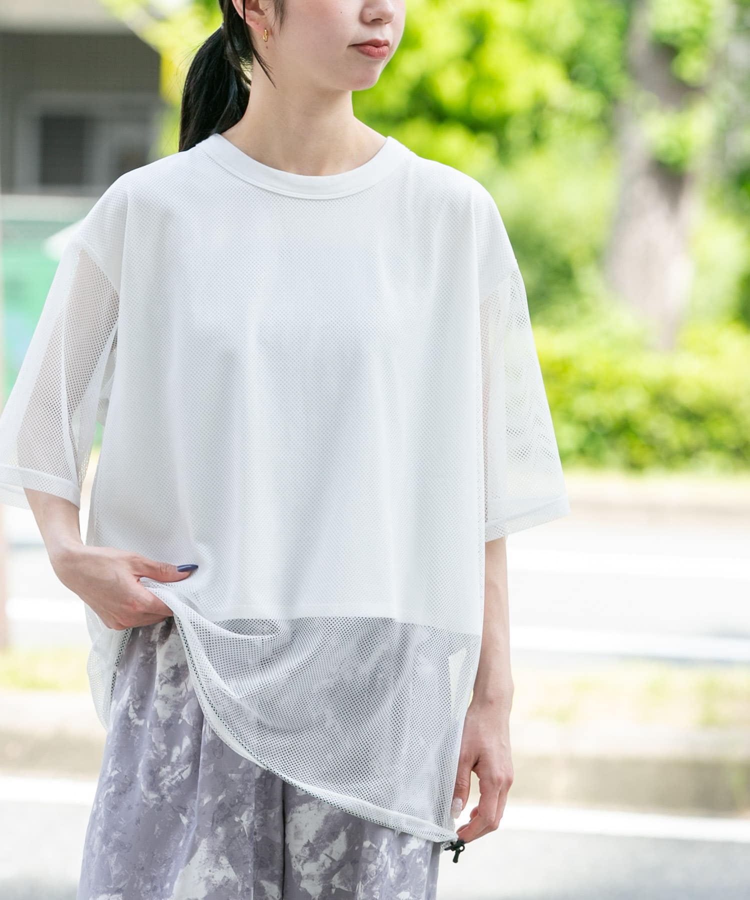 身長：161cm サイズ：one