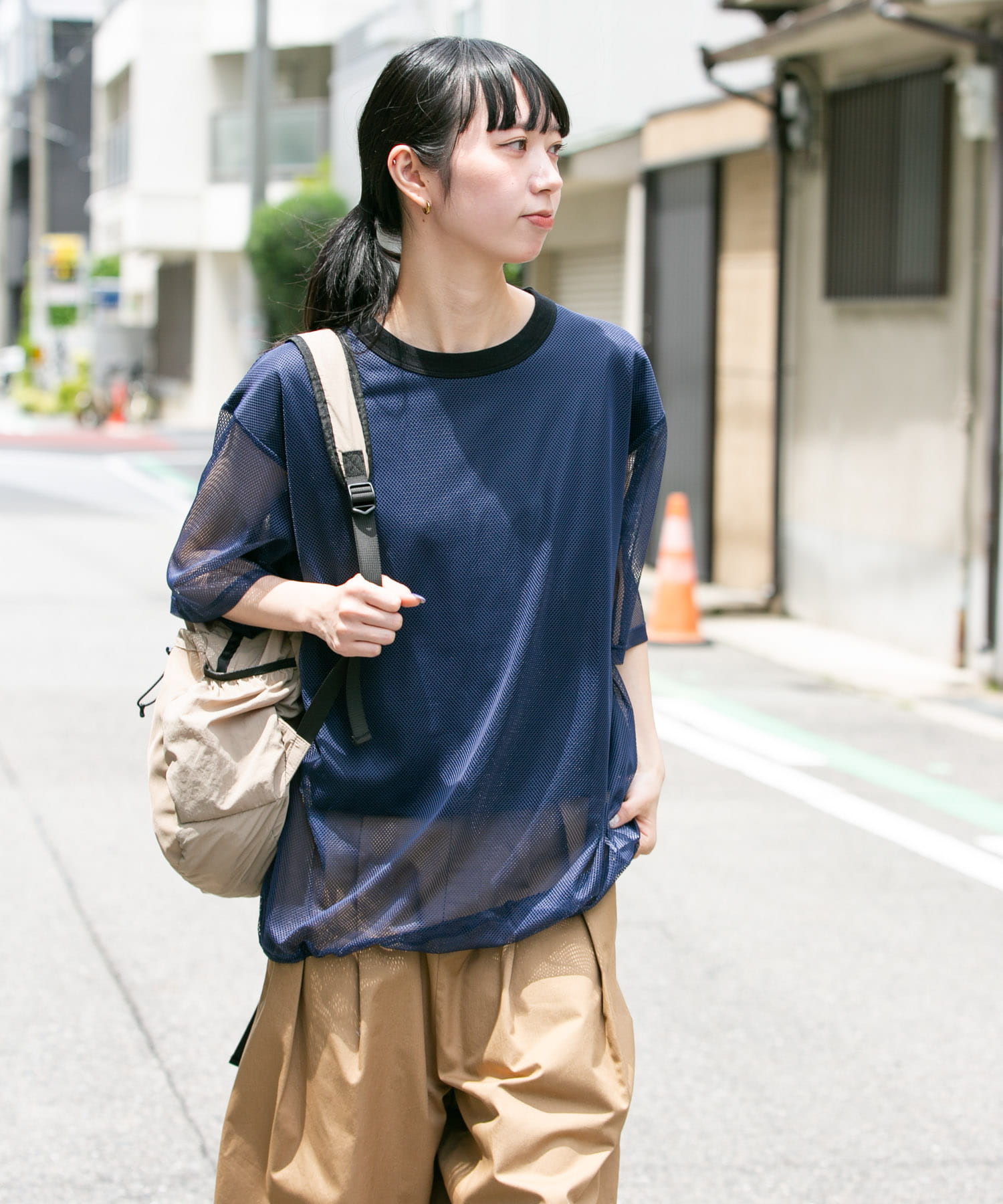 身長：161cm サイズ：one