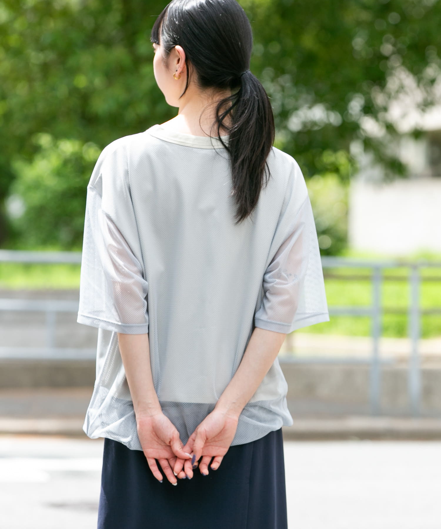 身長：161cm サイズ：one