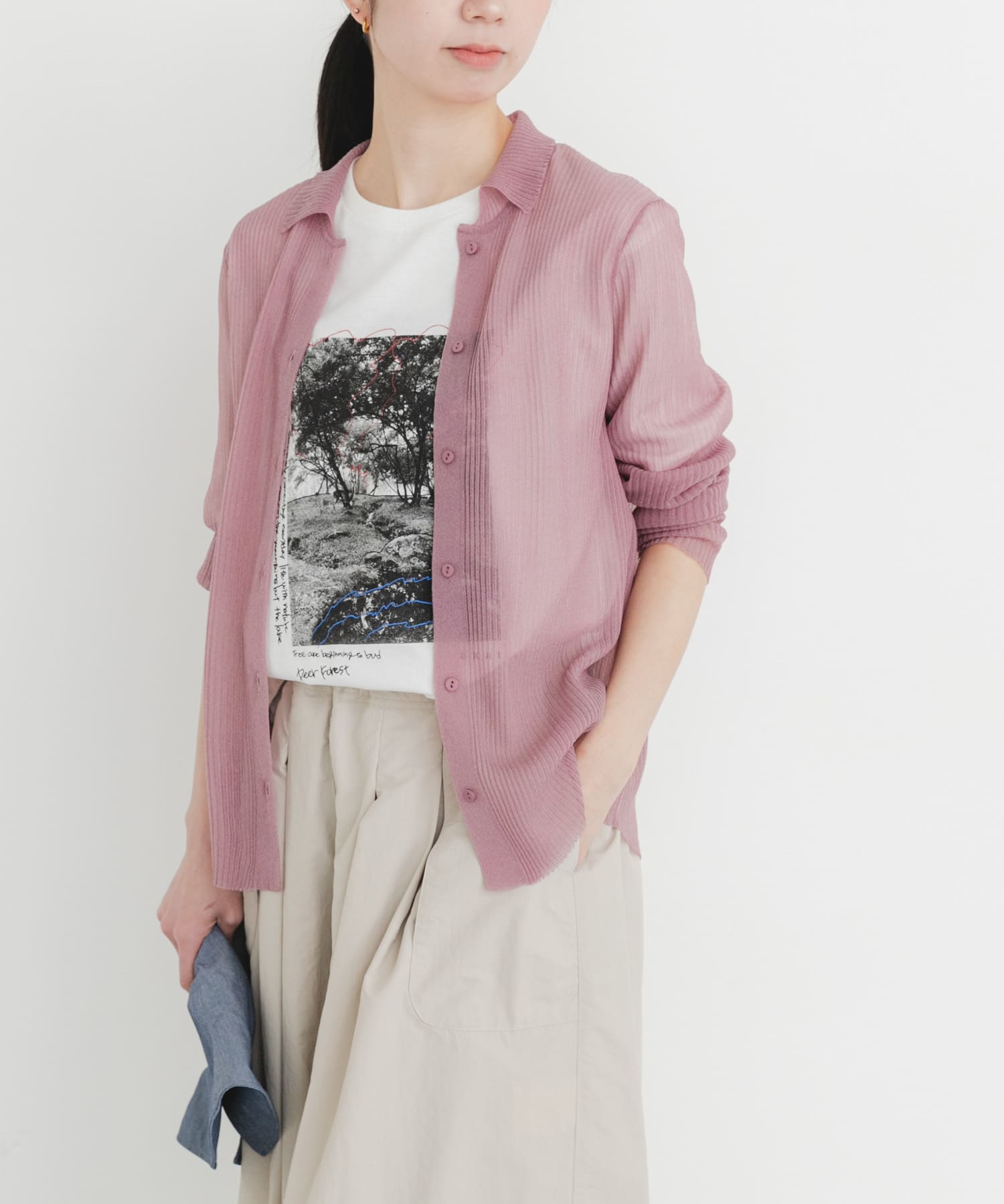 身長：161cm サイズ：one