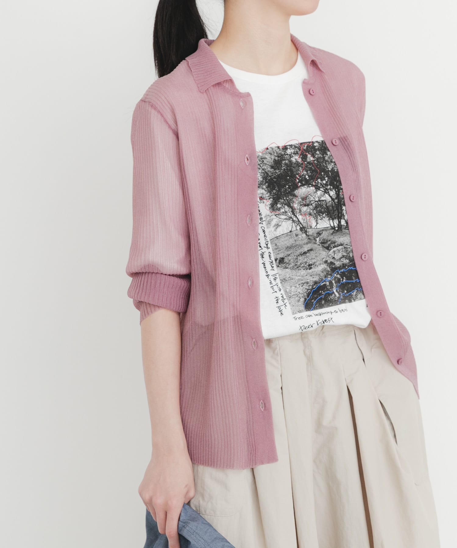 身長：161cm サイズ：one