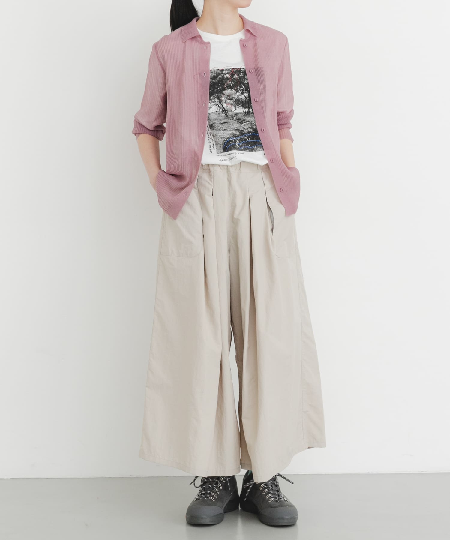 身長：161cm サイズ：one