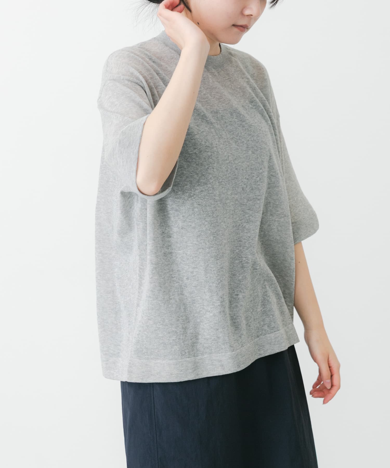 ハイゲージニットTシャツ