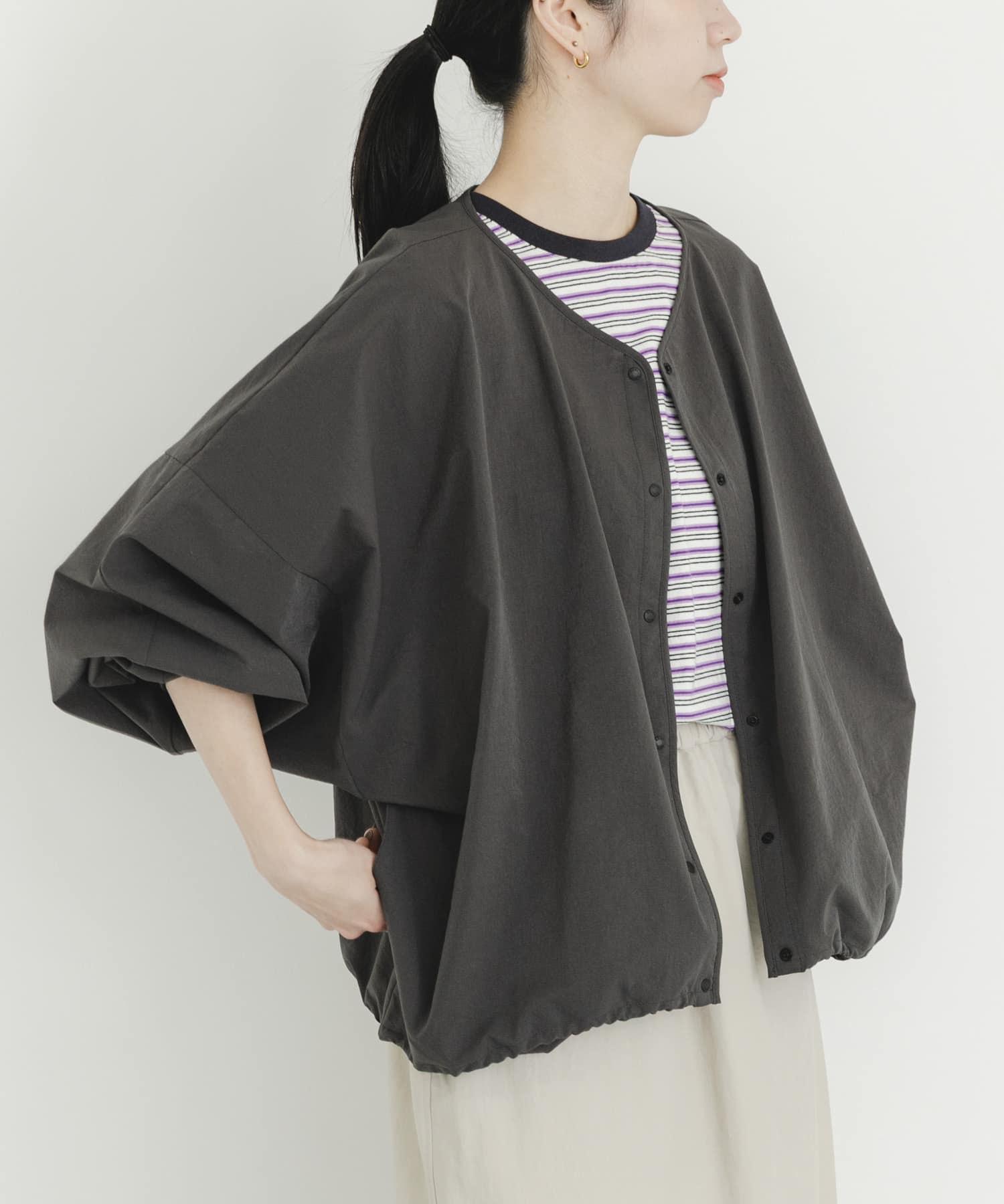 身長：161cm サイズ：one